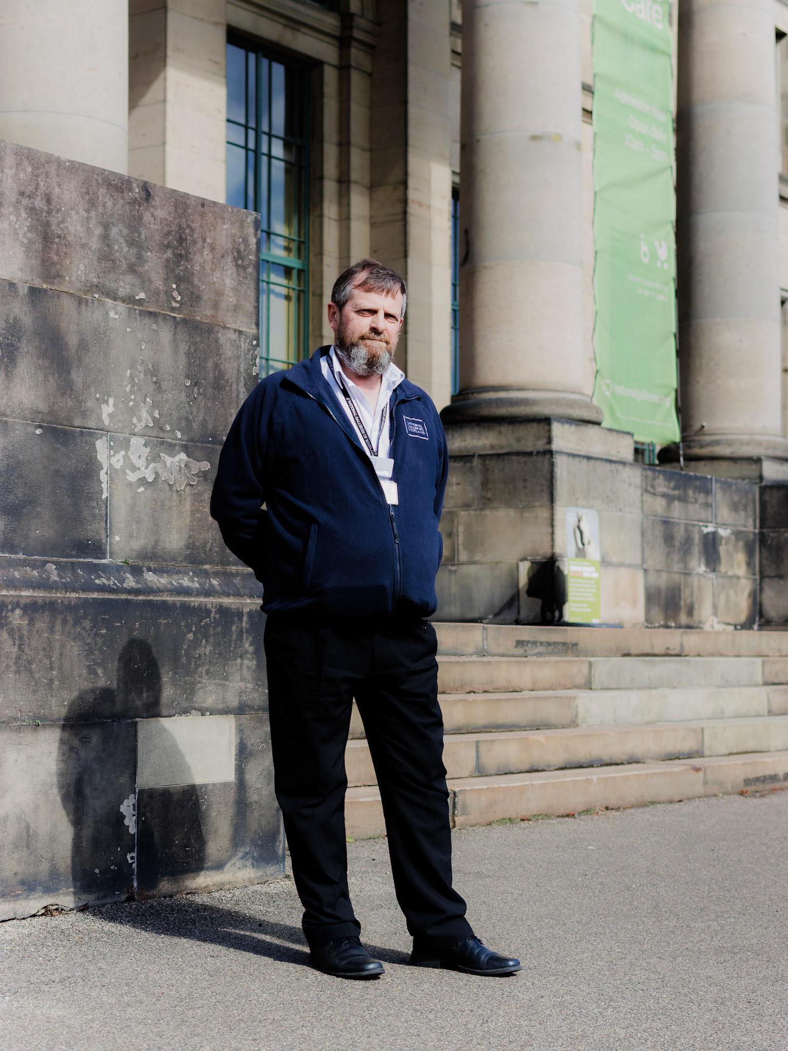 Cameron, gallery attendant