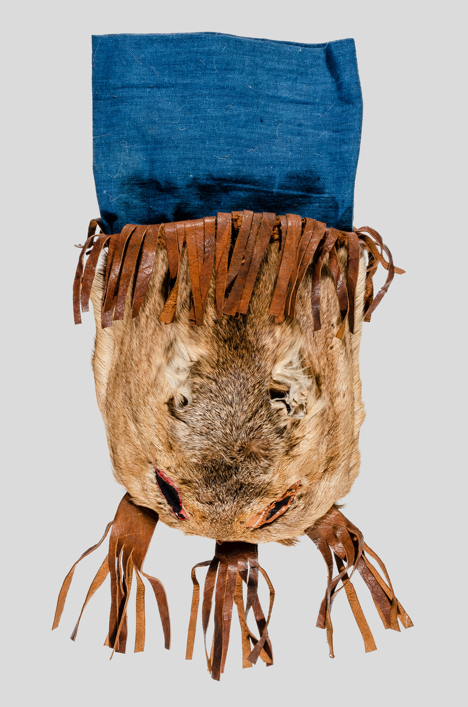 1933.374, tobacco pouch made of roe deer skin, Inner Mongolia, © Museum of Archaeology and Anthropology, University of Cambridge