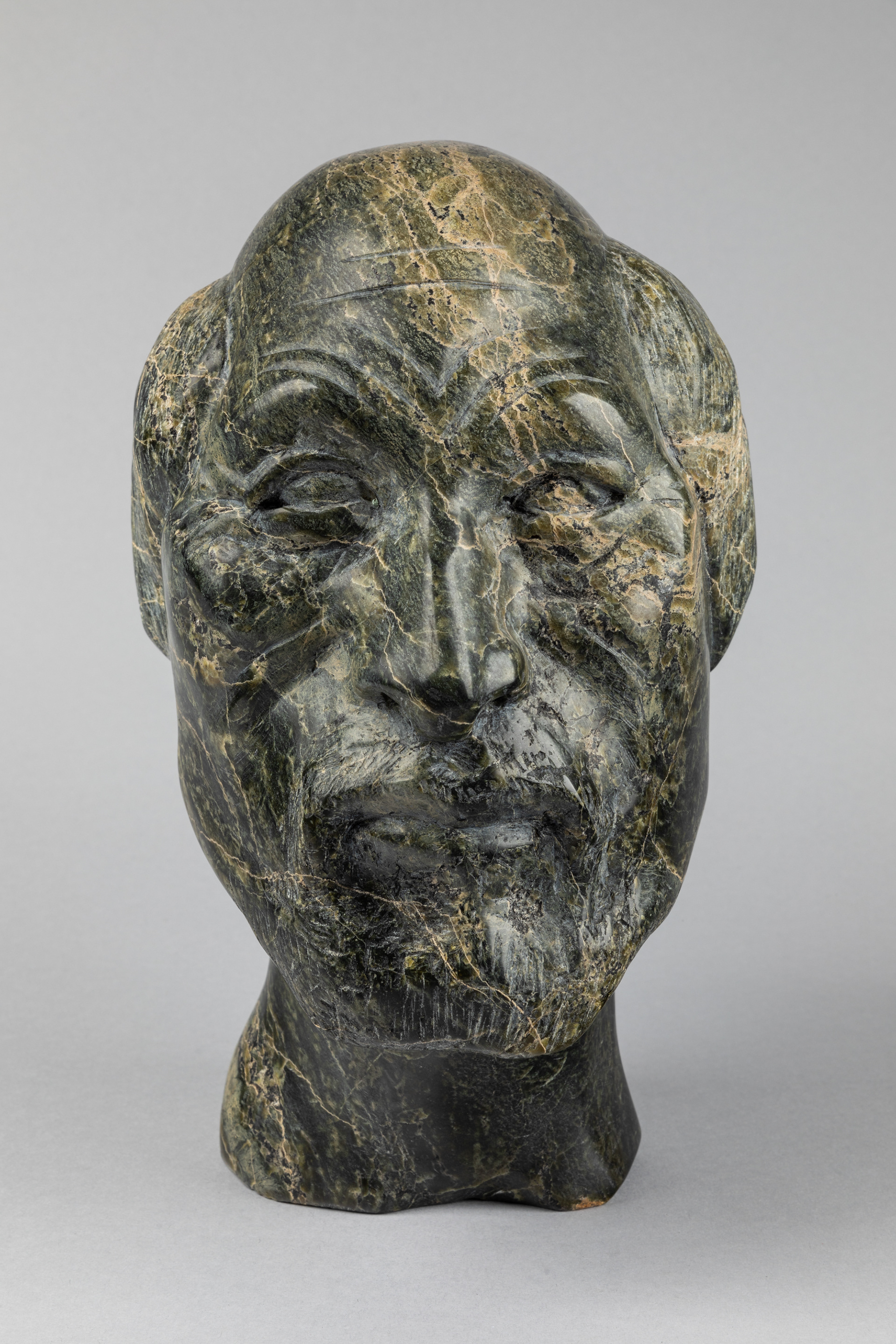 Henry Evaluardjuk, 'Self Portrait', 1993, 'from the collection of Orpheus Jacovides, donated in his memory', © Scott Polar Research Institute, University of Cambridge