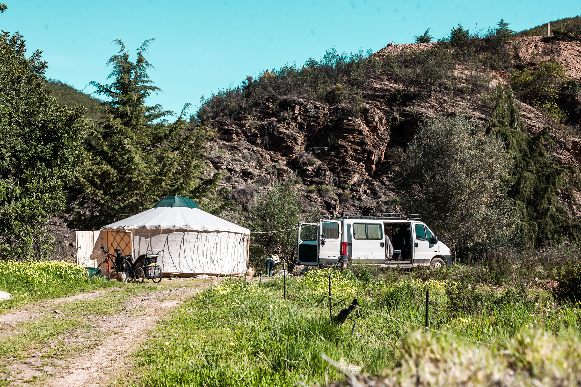 Sommerjurte in Portugal