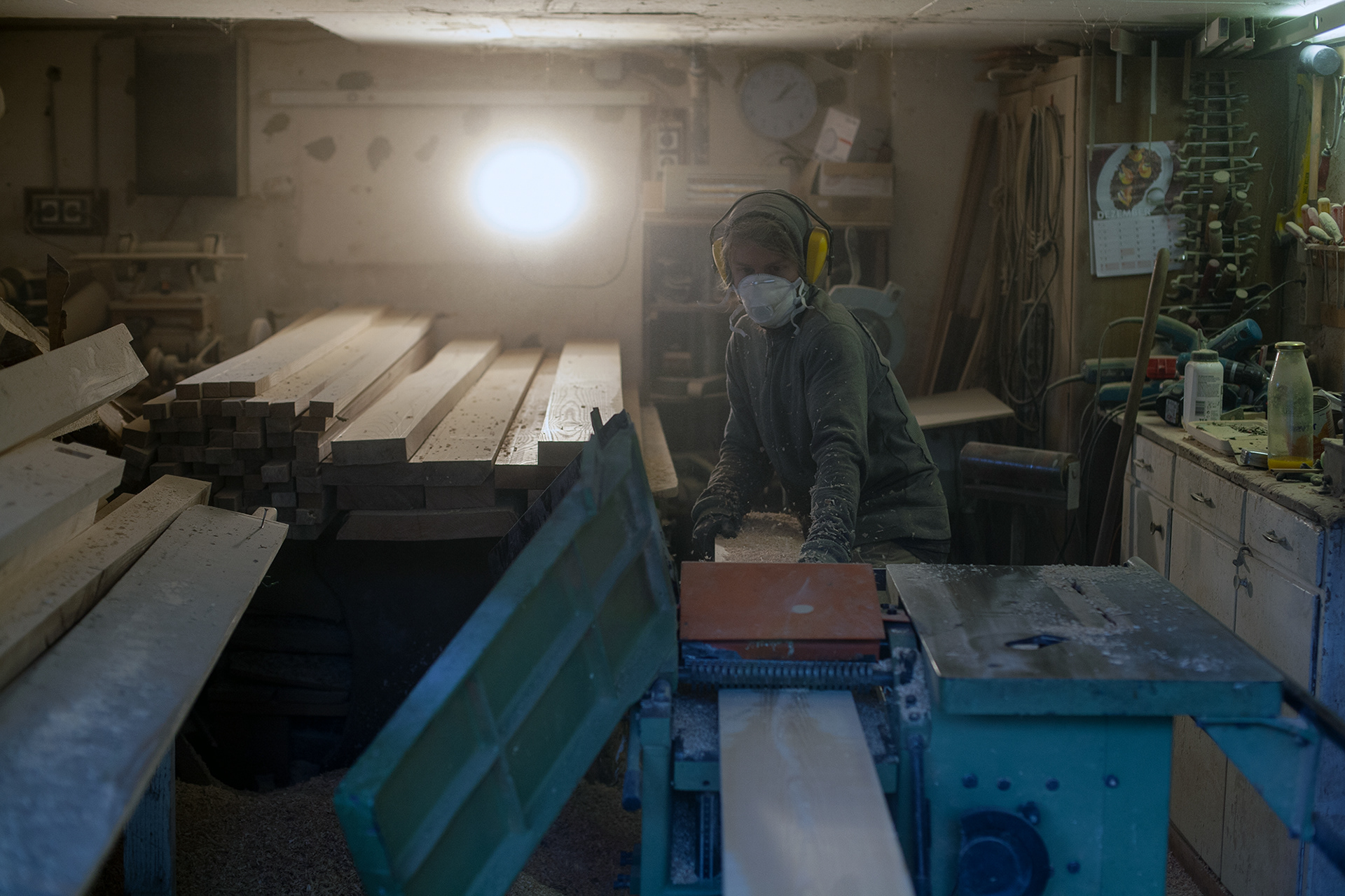 Heimisches Eschenholz