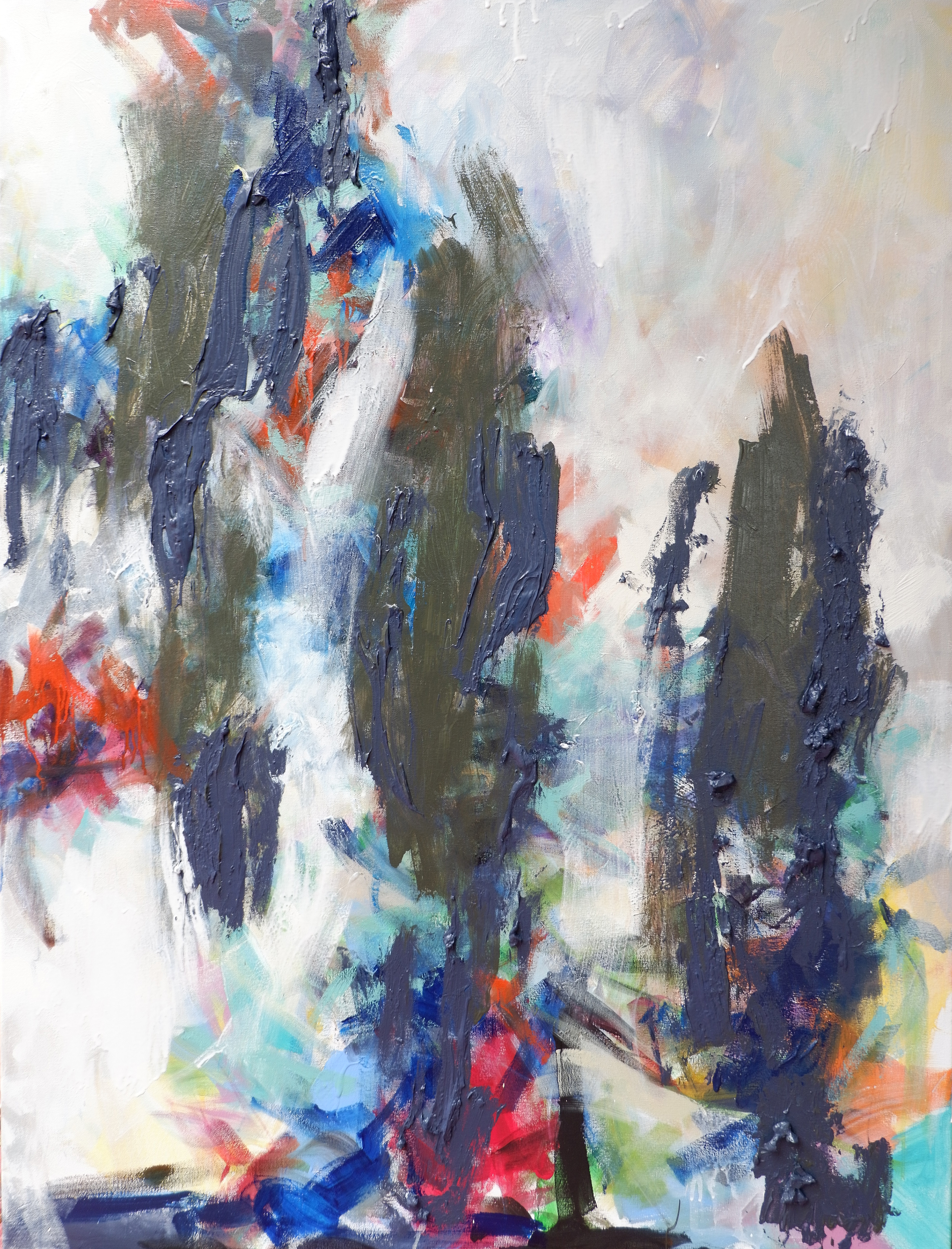 Suddenly Admiring Joan Mitchell N°20181101 Painting by Cheryl Johnson