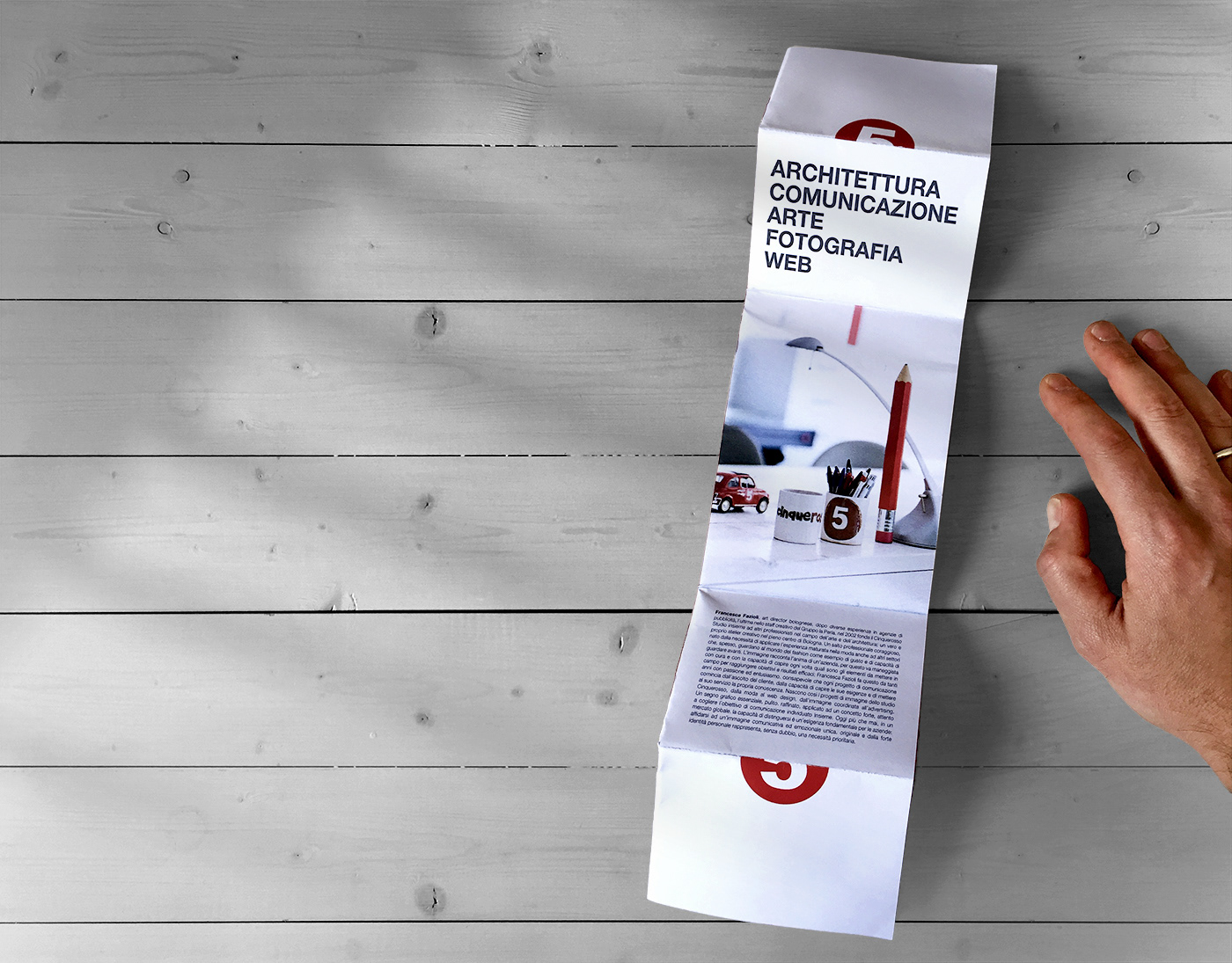 Flyer Cinquerosso  second movement layout.