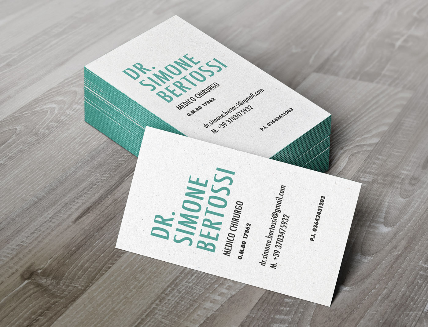 Business card and logo design by Keenness