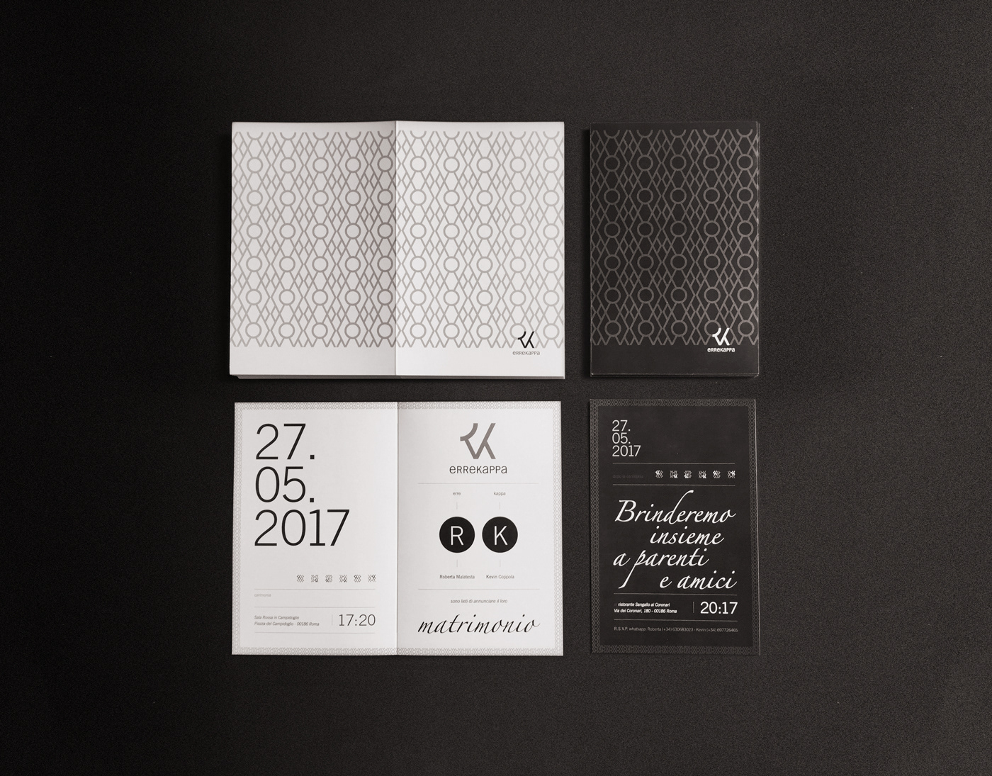 Wedding invitation designed by Keenness