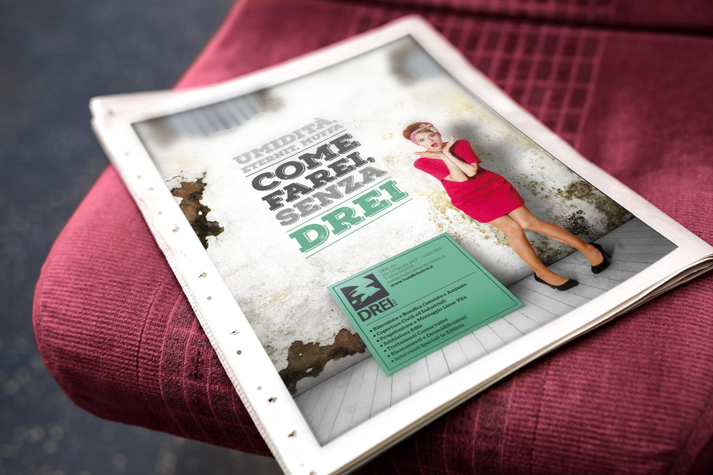 Advertising design for national newspaper by Keenness Graphic Design.