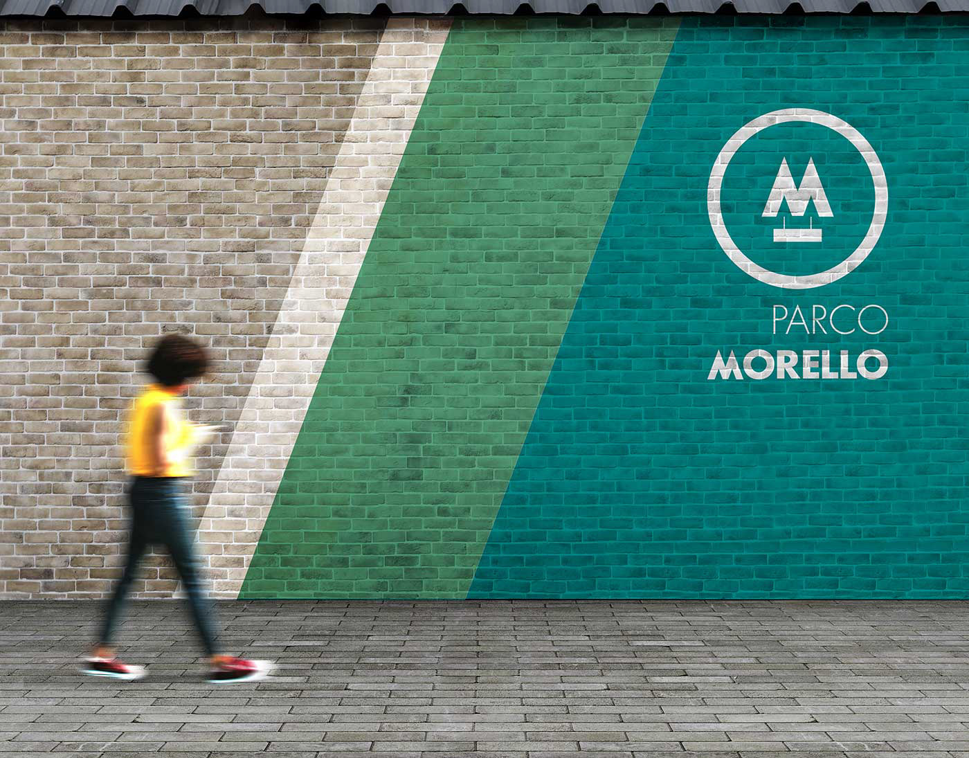 Logo. Corporate image of Parque Morello in Italy designed by Keenness Graphic Design