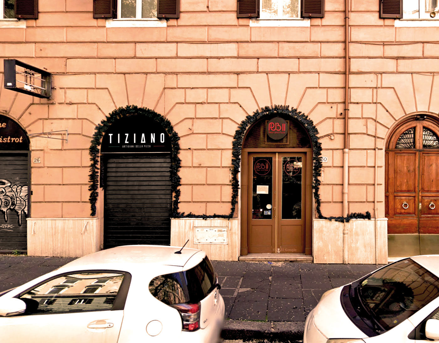 Italian Restaurant with logo by Keenness Graphic Design.