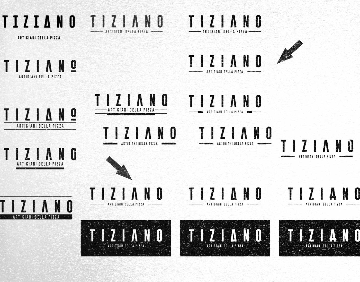 Graphic Process Sketches Tiziano by Keenness Graphic Design