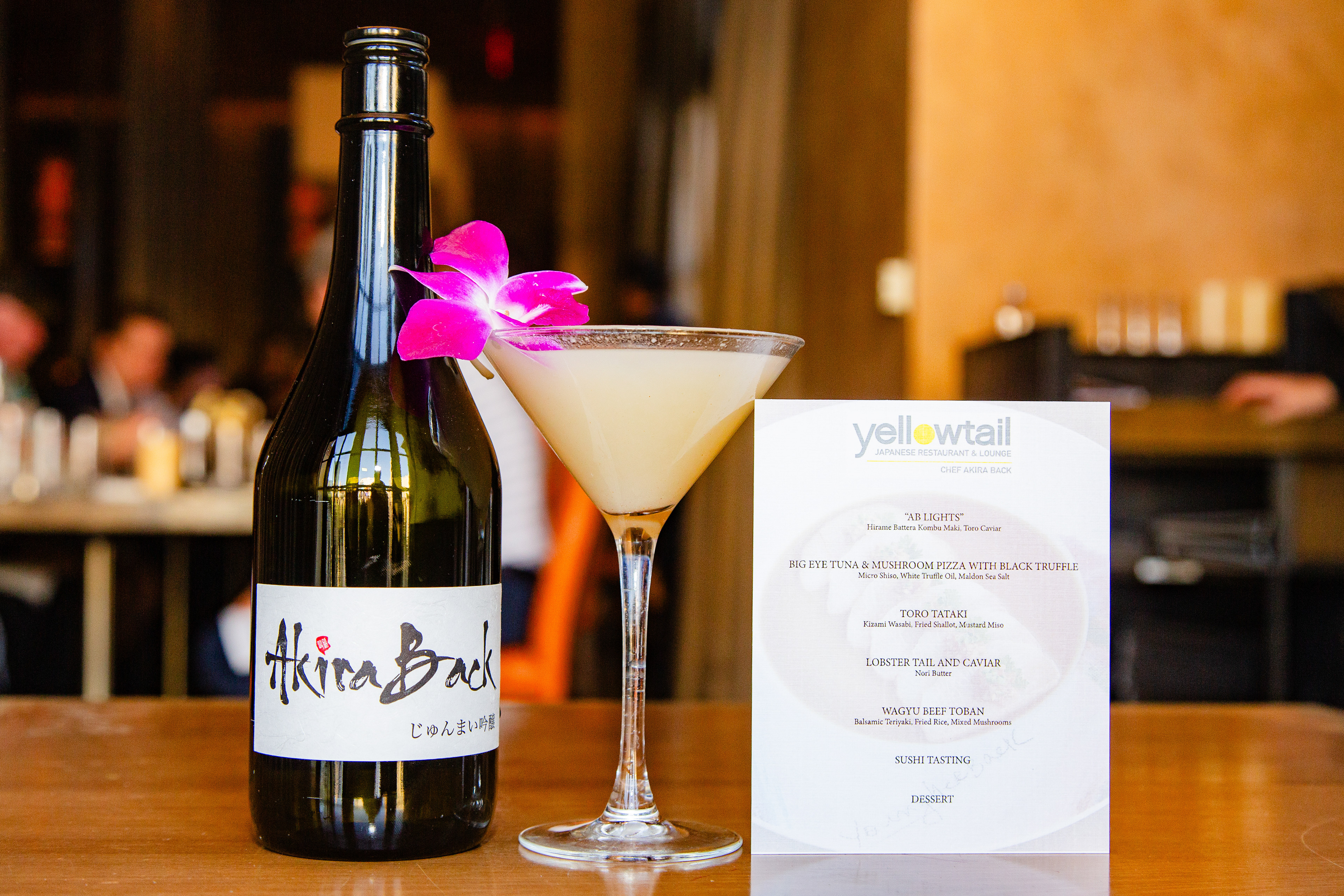 Celebrity Chef Akira Back and Michelle Wie West Private Dinner Party