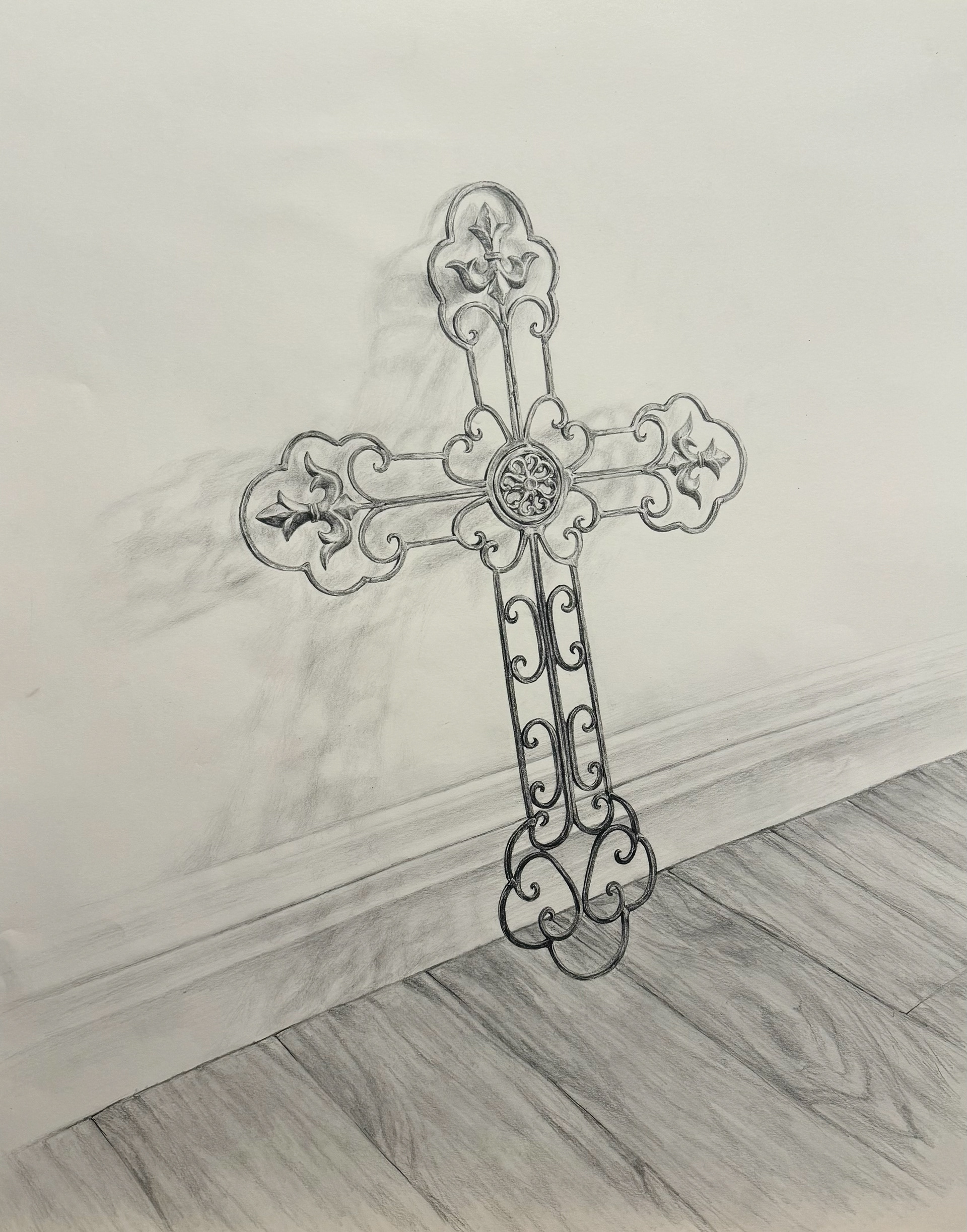 Untitled, pencil on paper, 2025