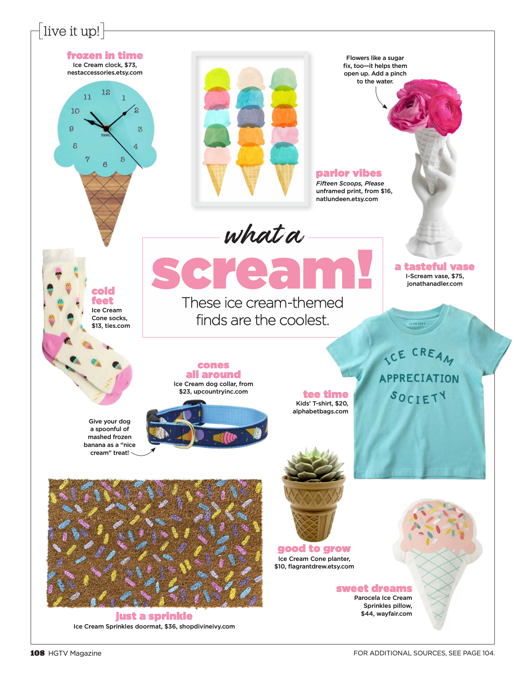 HGTV Magazine feature
