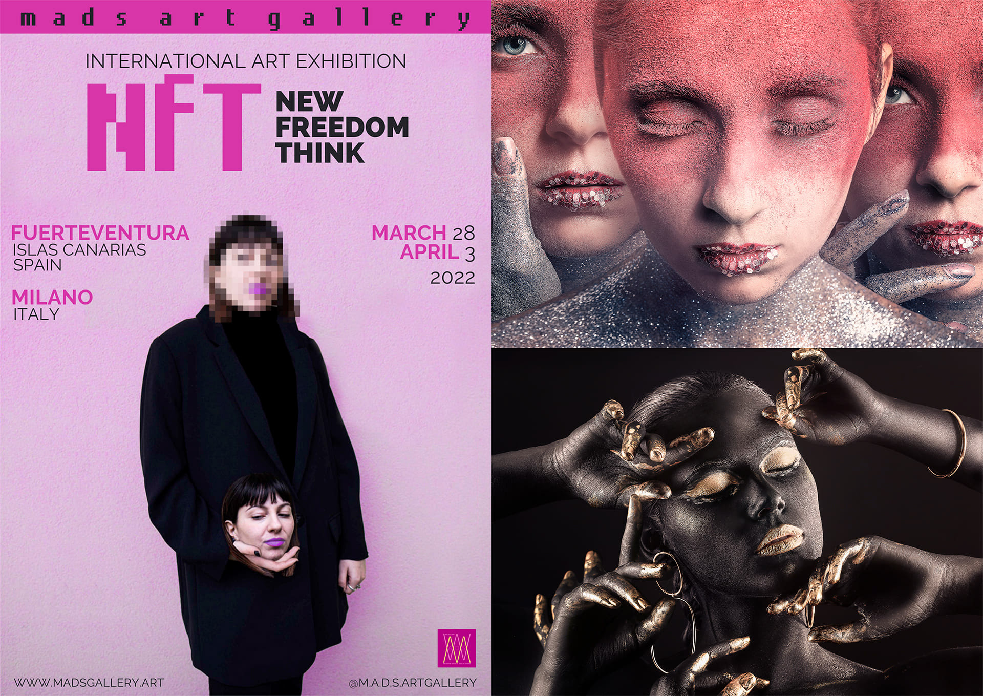 NFT - NEW FREEDOM THINK 2022 - M.A.D.S. ART GALLERY - Masaki Hirokawa / 廣川政樹
