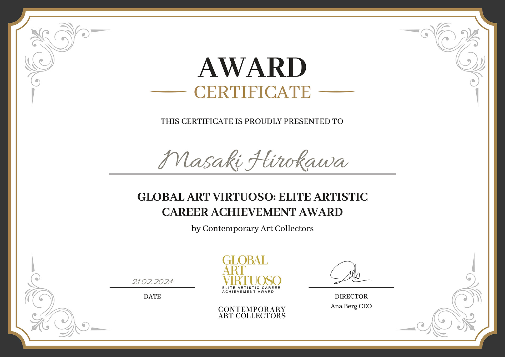 Masaki Hirokawa / 廣川政樹 - Global Art Virtuoso: Elite Artistic Career Achievement Award Winner - Contemporary Art Collectors