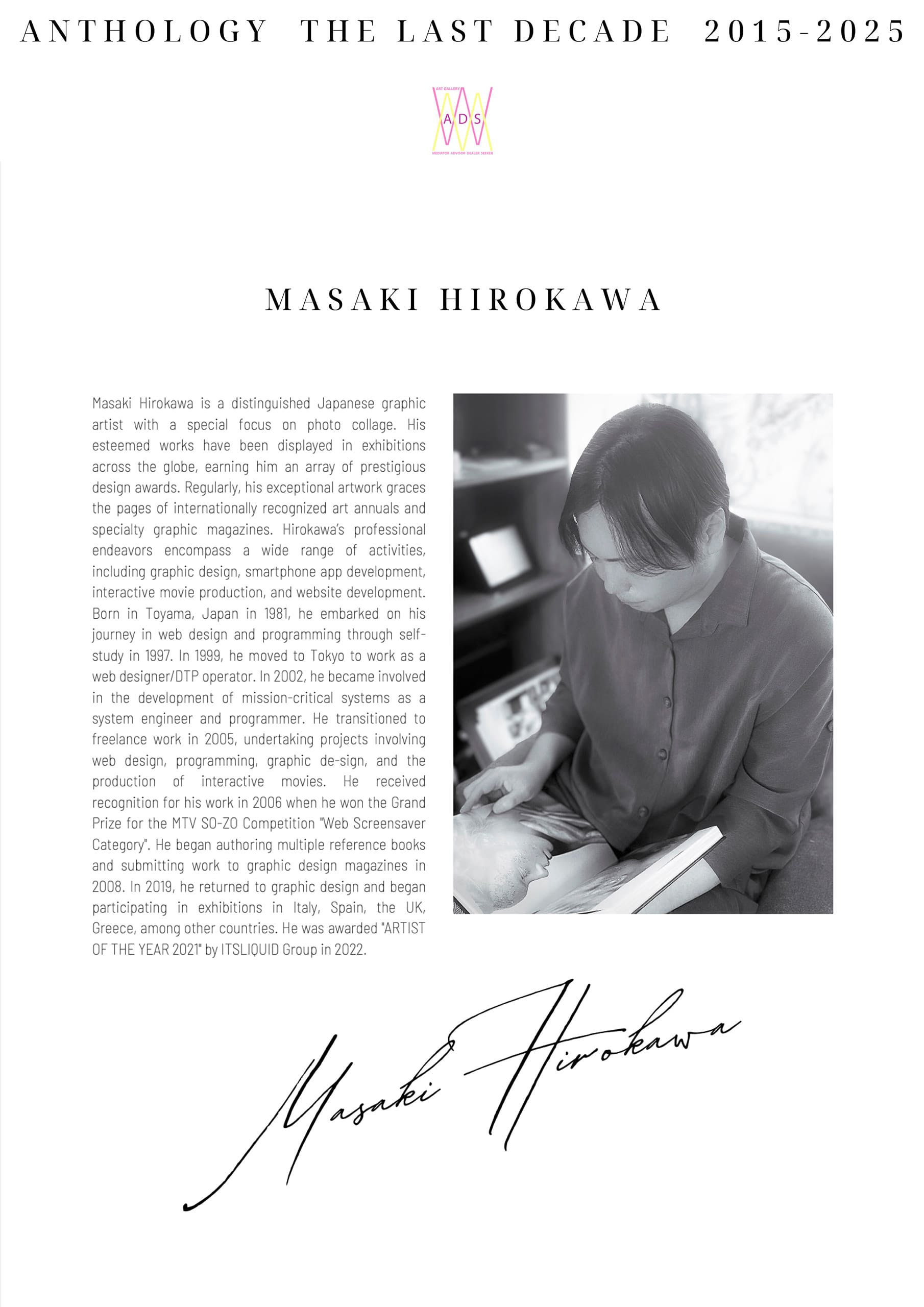 廣川政樹 / Masaki Hirokawa - ANTHOLOGY THE LAST DECADE 2015-2025 - M.A.D.S. ART GALLERY S.L. - Page 1