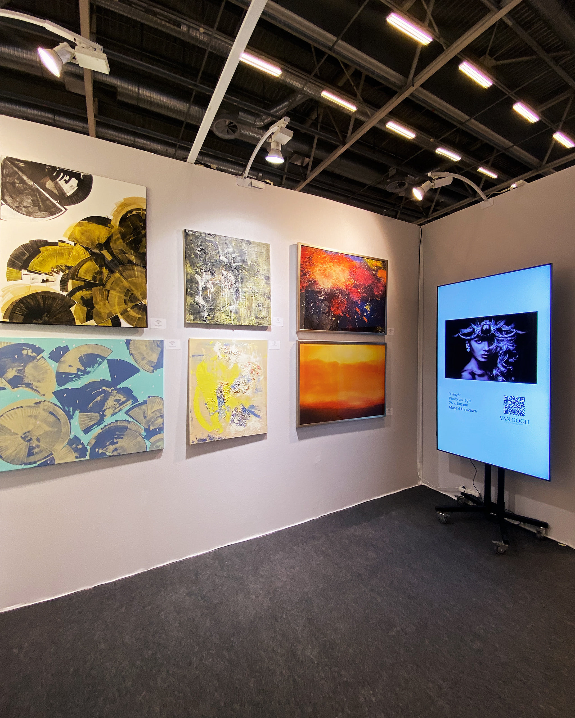 Masaki Hirokawa / 廣川政樹 - Exhibition Venue 2 - Paris 2023 - VAN GOGH Art Gallery
