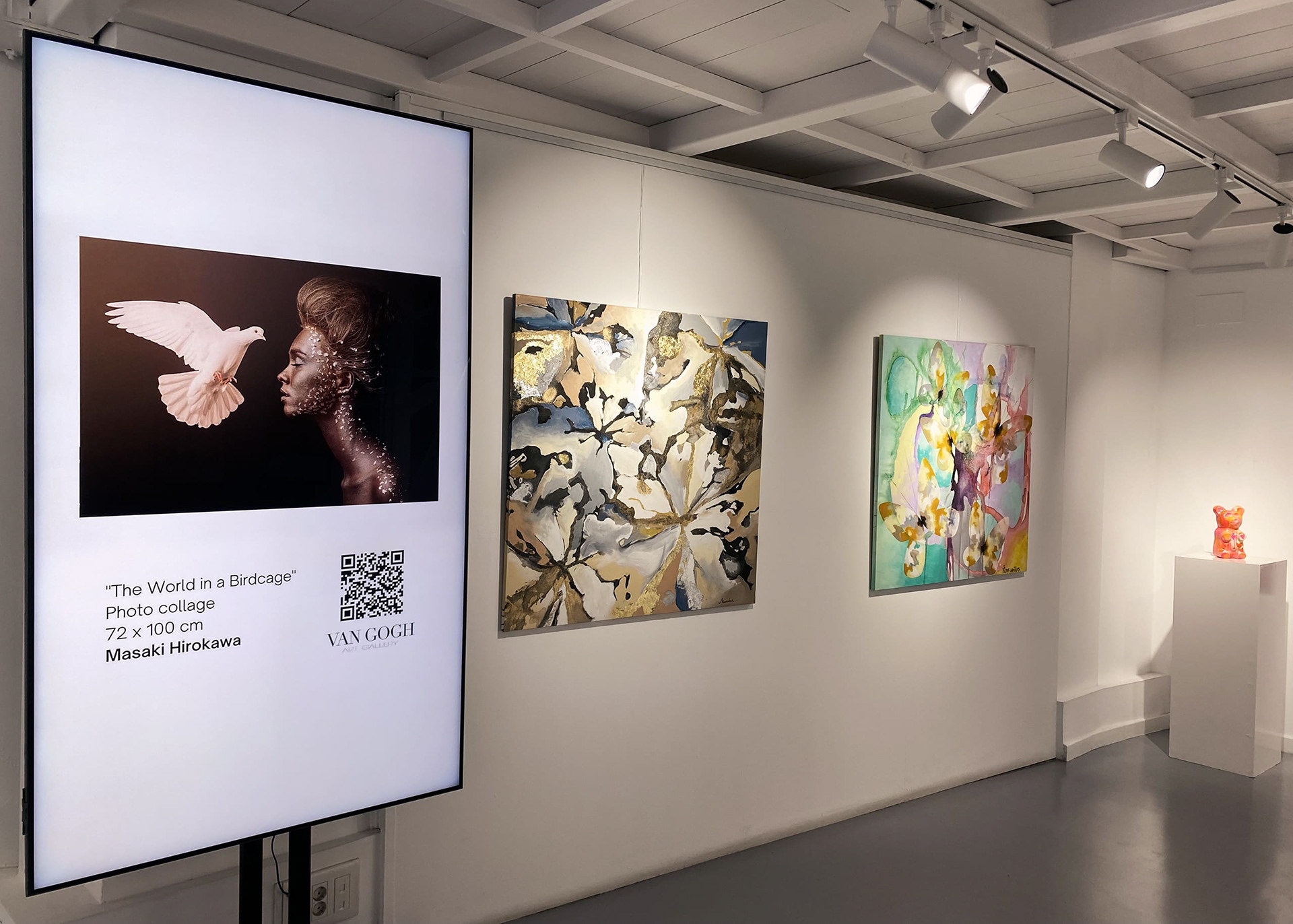 Exhibition Venue 2 - Masaki Hirokawa / 廣川政樹 - FROM THE DISTANCE - VAN GOGH Art Gallery