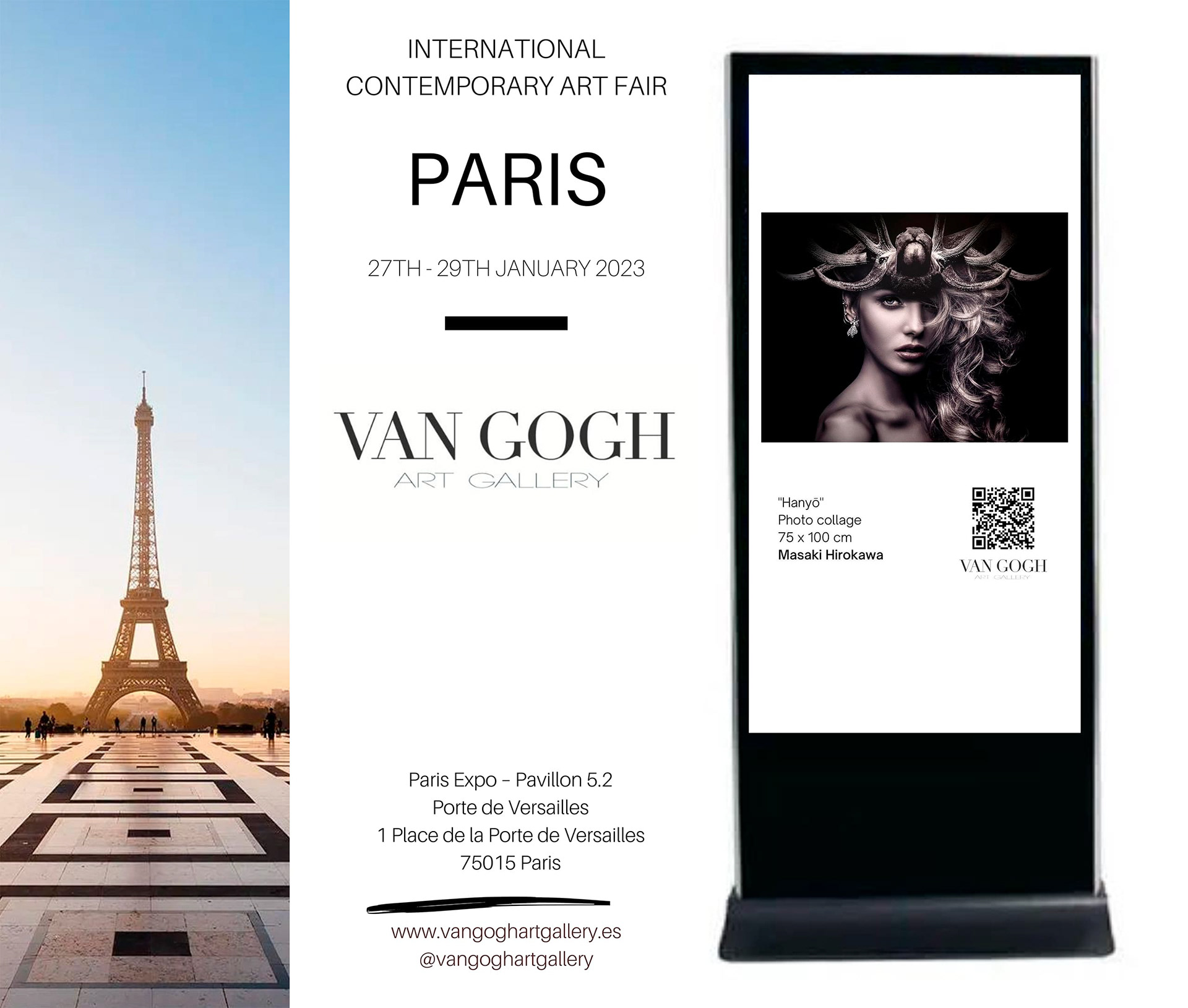 Paris 2023 - International Contemporary Art Fair - VAN GOGH Art Gallery - Masaki Hirokawa / 廣川政樹