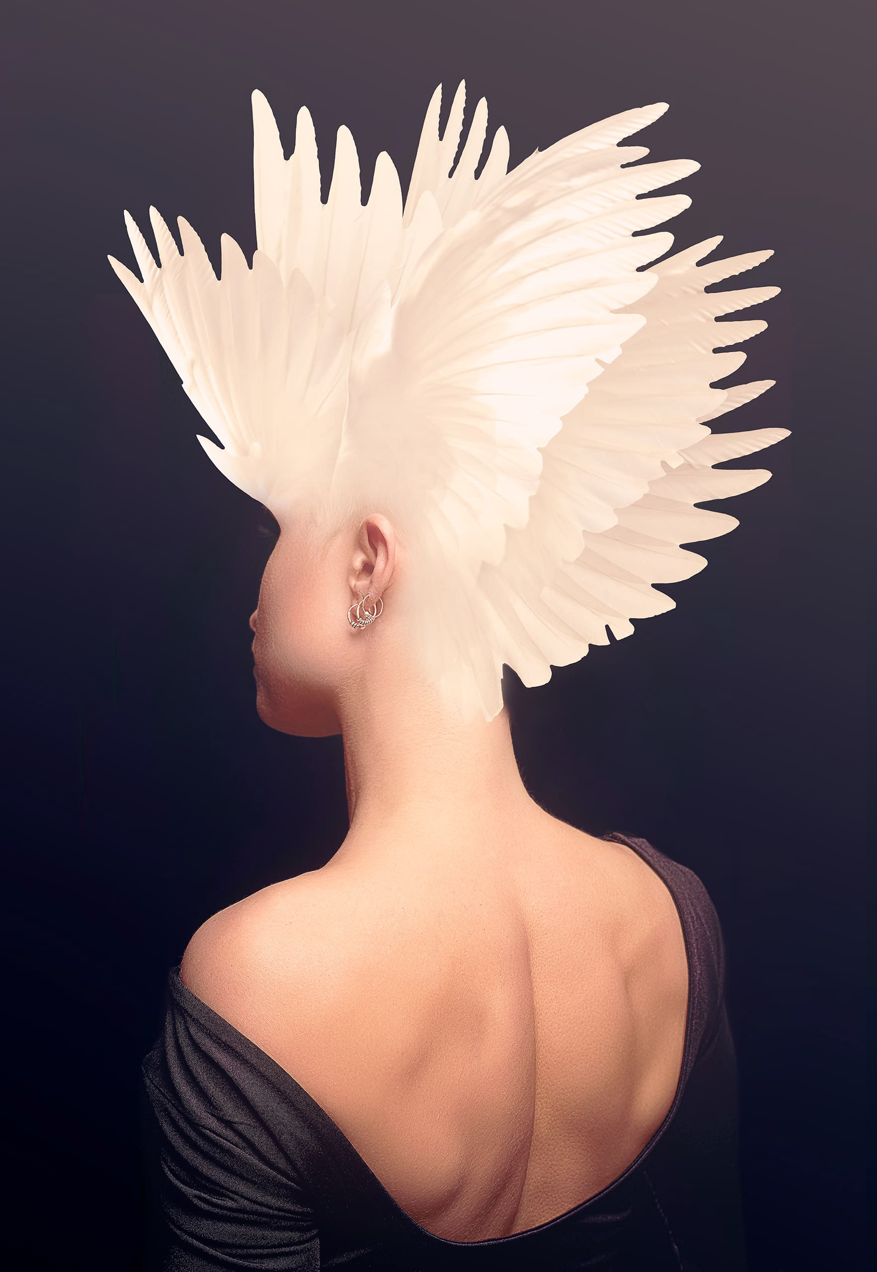 Masaki Hirokawa / 廣川政樹 - Uriel / 静謐な世界, May 2020. Digital Media and Photo Collage, 114 x 79 cm.