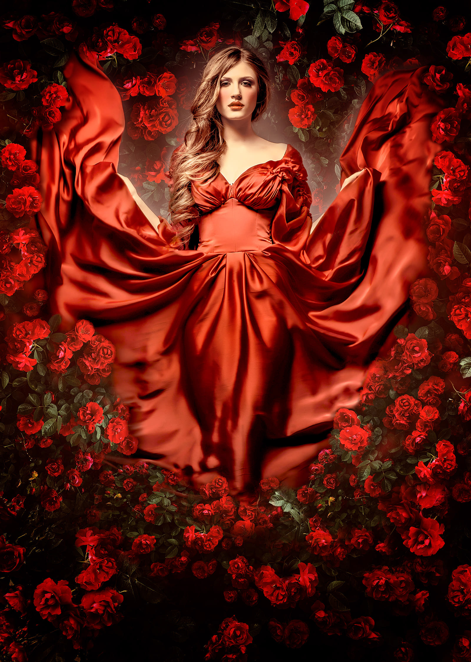 Crimson / 薔薇苑 by Masaki Hirokawa / 廣川政樹