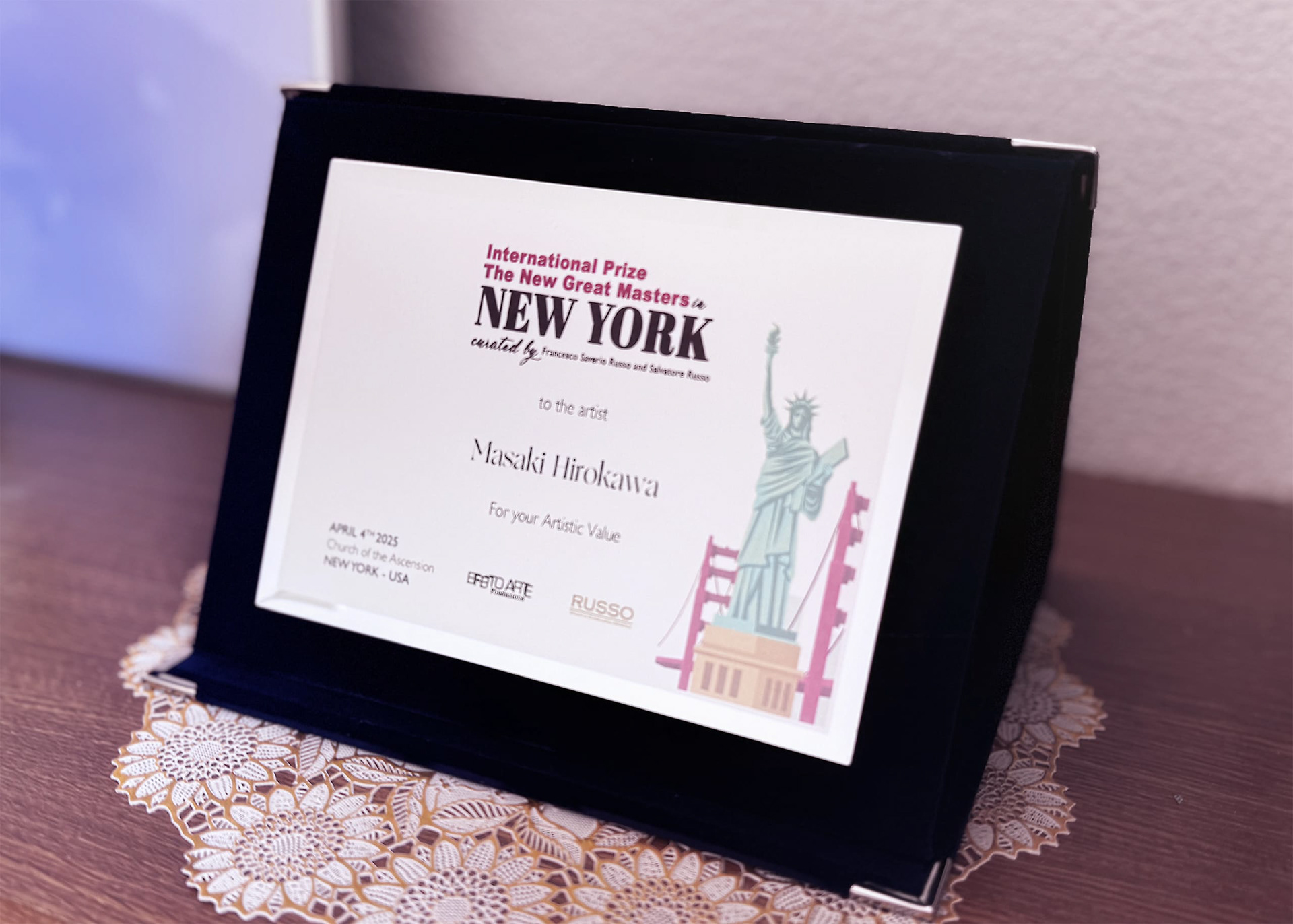 Masaki Hirokawa / 廣川政樹 - International Prize: The New Great Masters in New York Winner - Presented by: Fondazione Effetto Arte