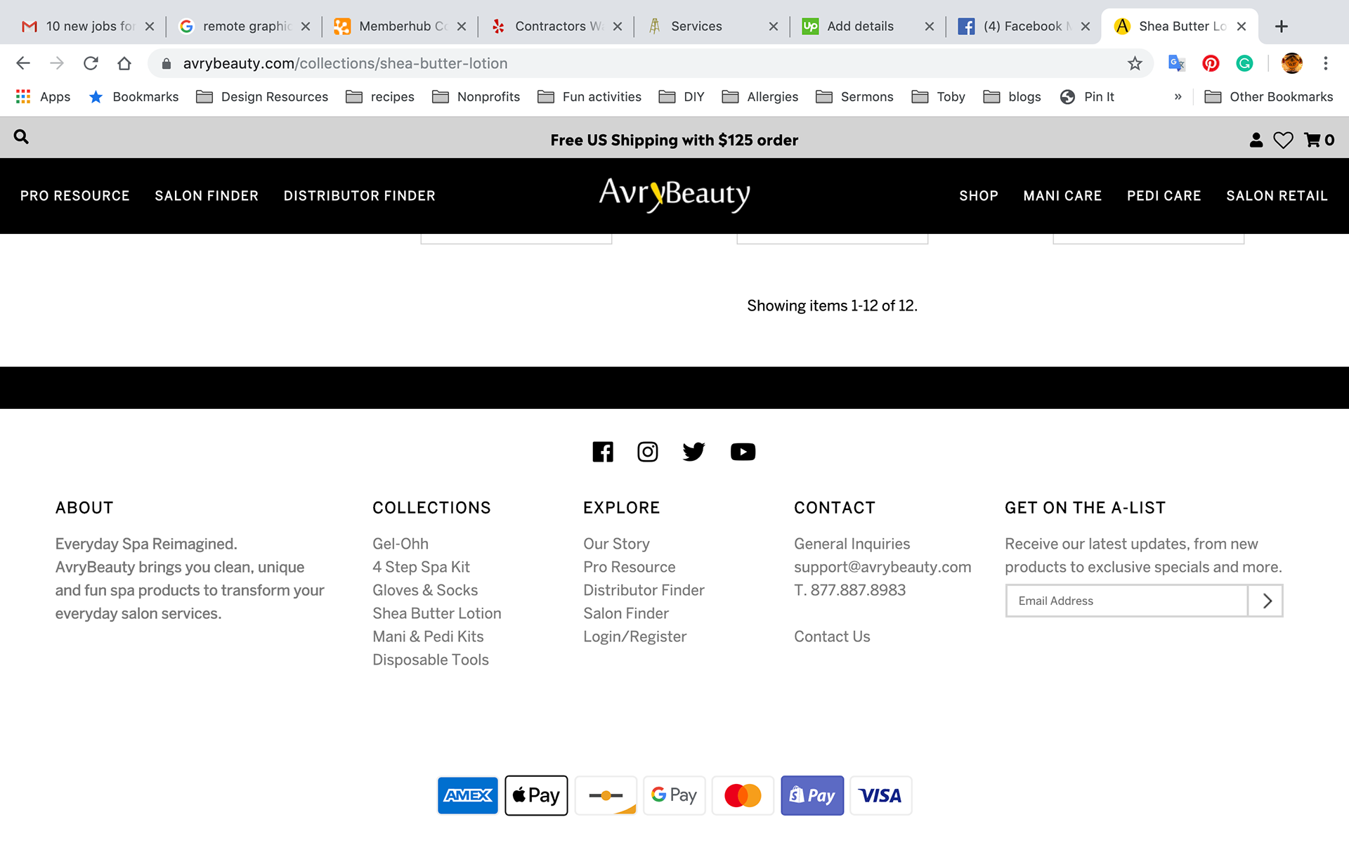Footer design