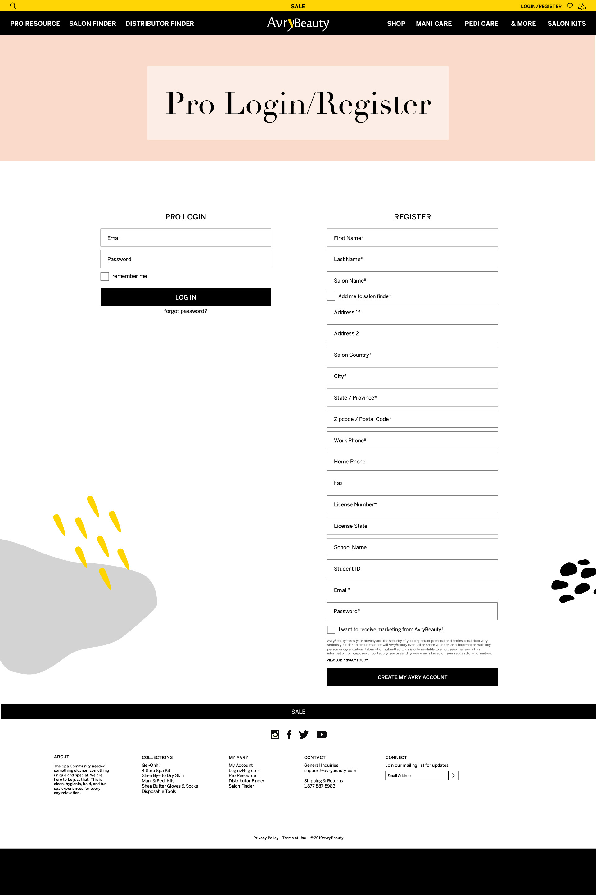 Pro Account Login mockup