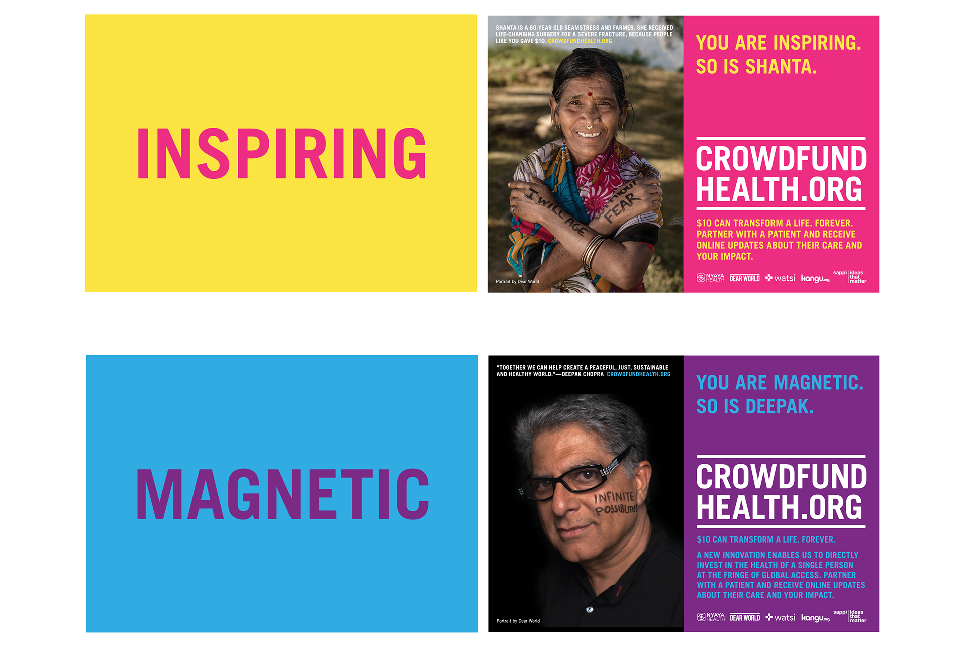 2/6 total postcards featuring patient stories
