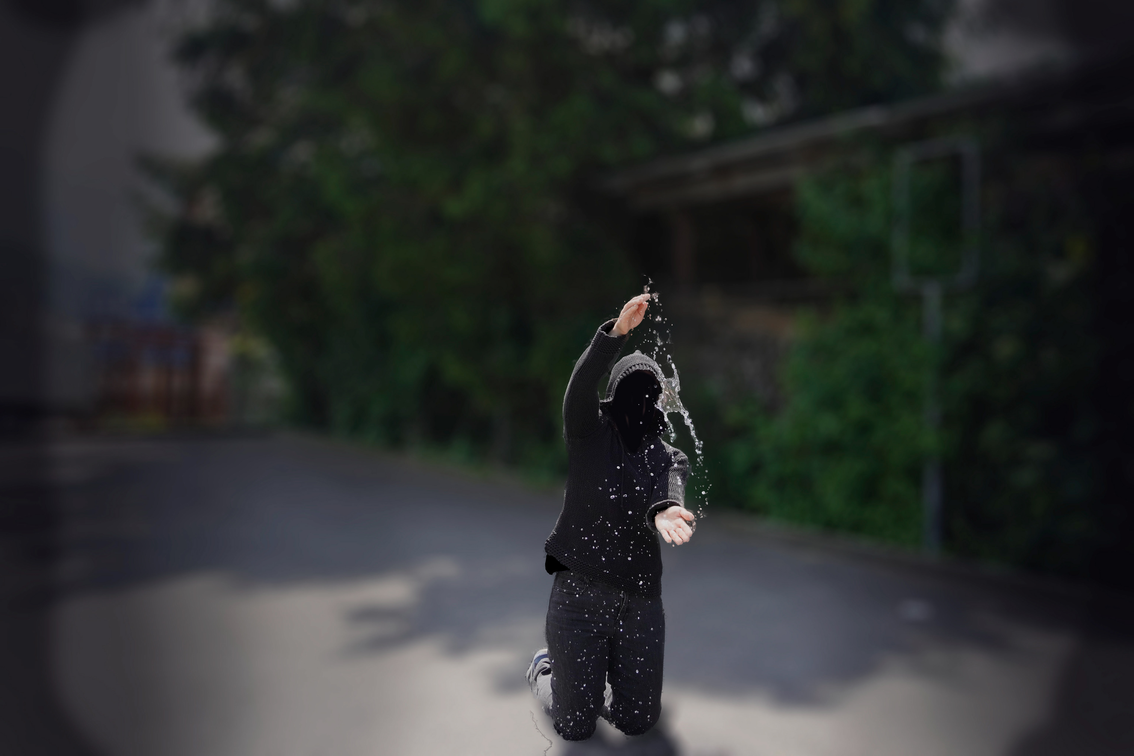 Water splash_Spare time_2020_Photoshop