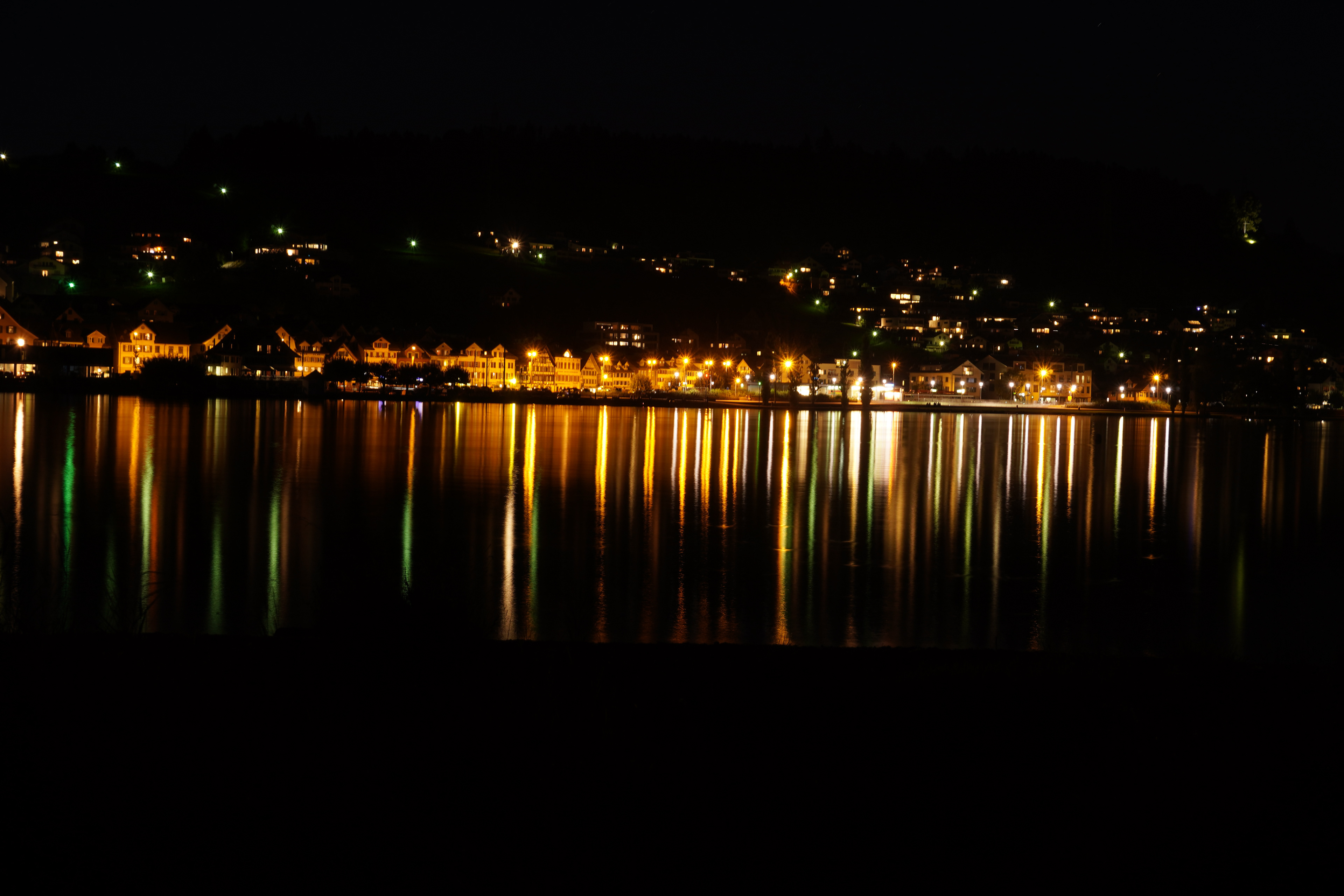 Long term exposure - Schmerikon by night_2019_spare time