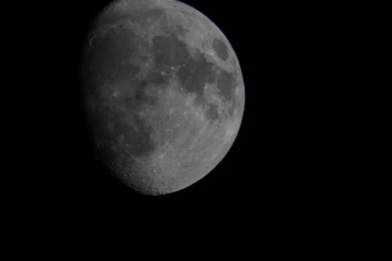 Tele lens - the Moon_2020_spare time