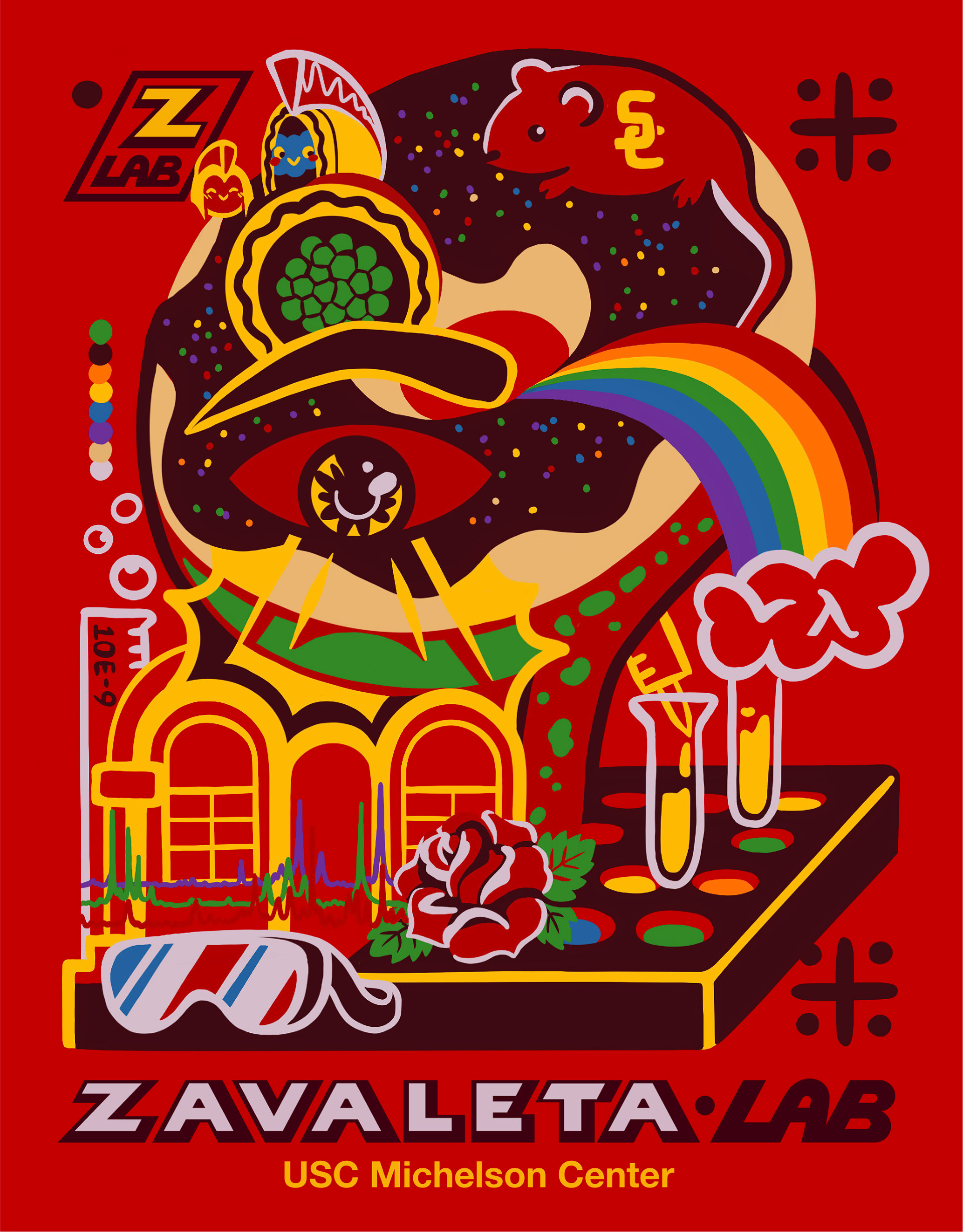 USC Zavaleta Lab T-shirt Design