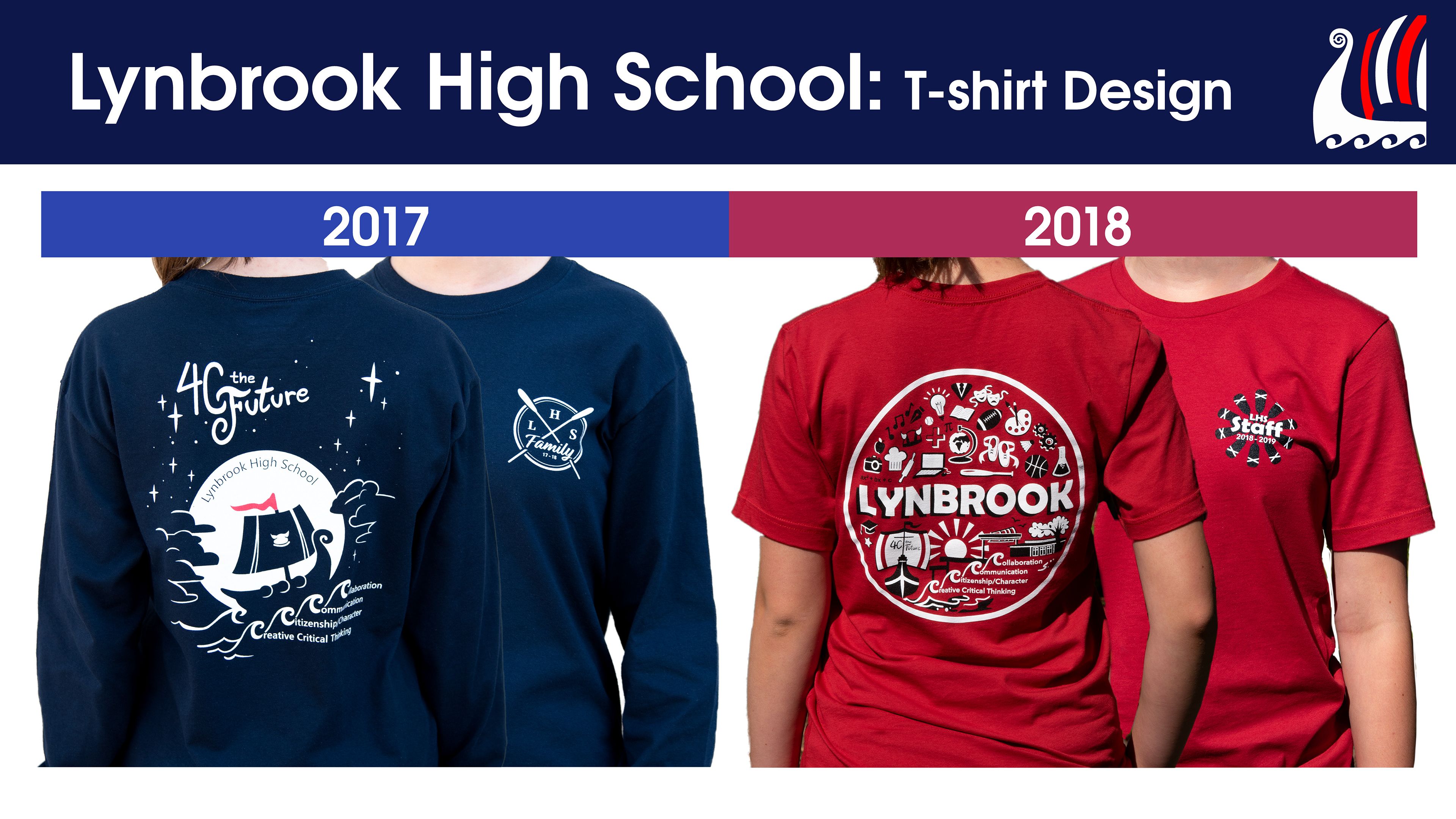 Lynbrook High School Staff Shirt Design