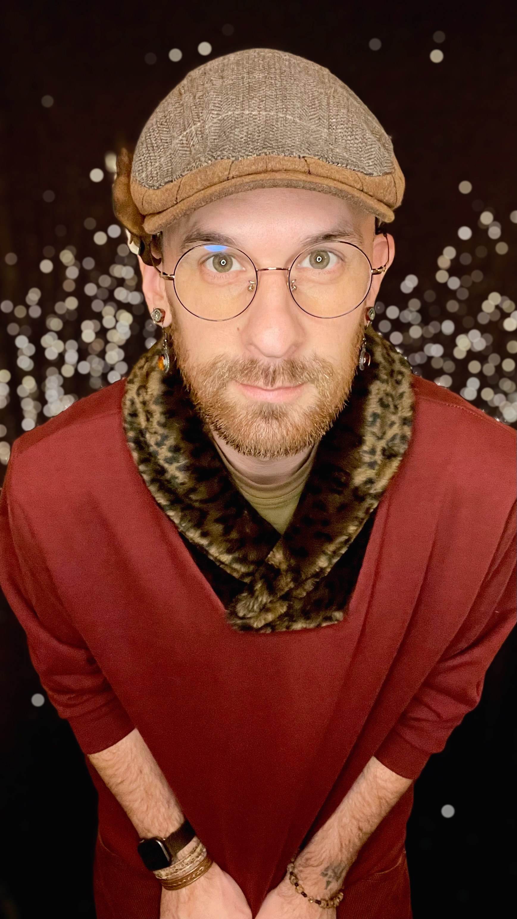 faux fur collared sweater 2023