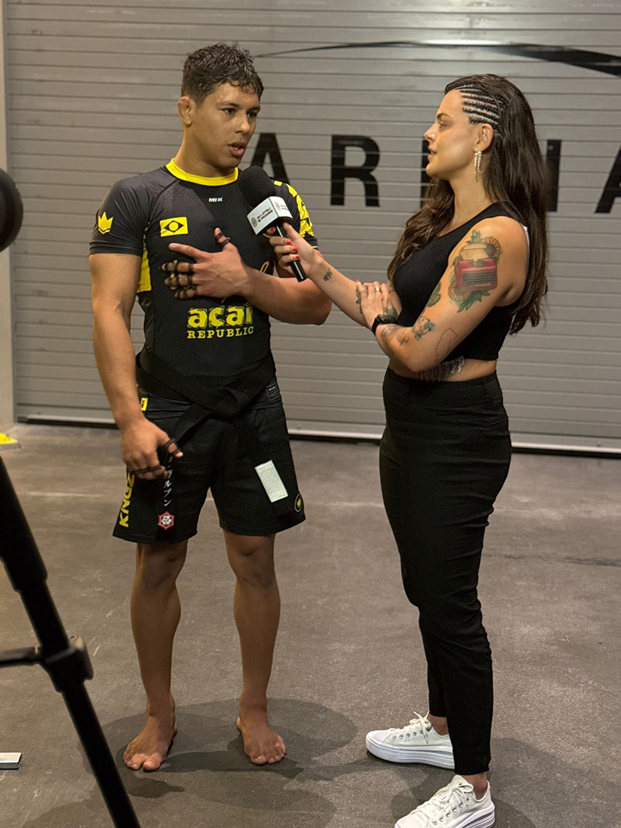 Post Fight Interview with Mica Galvão