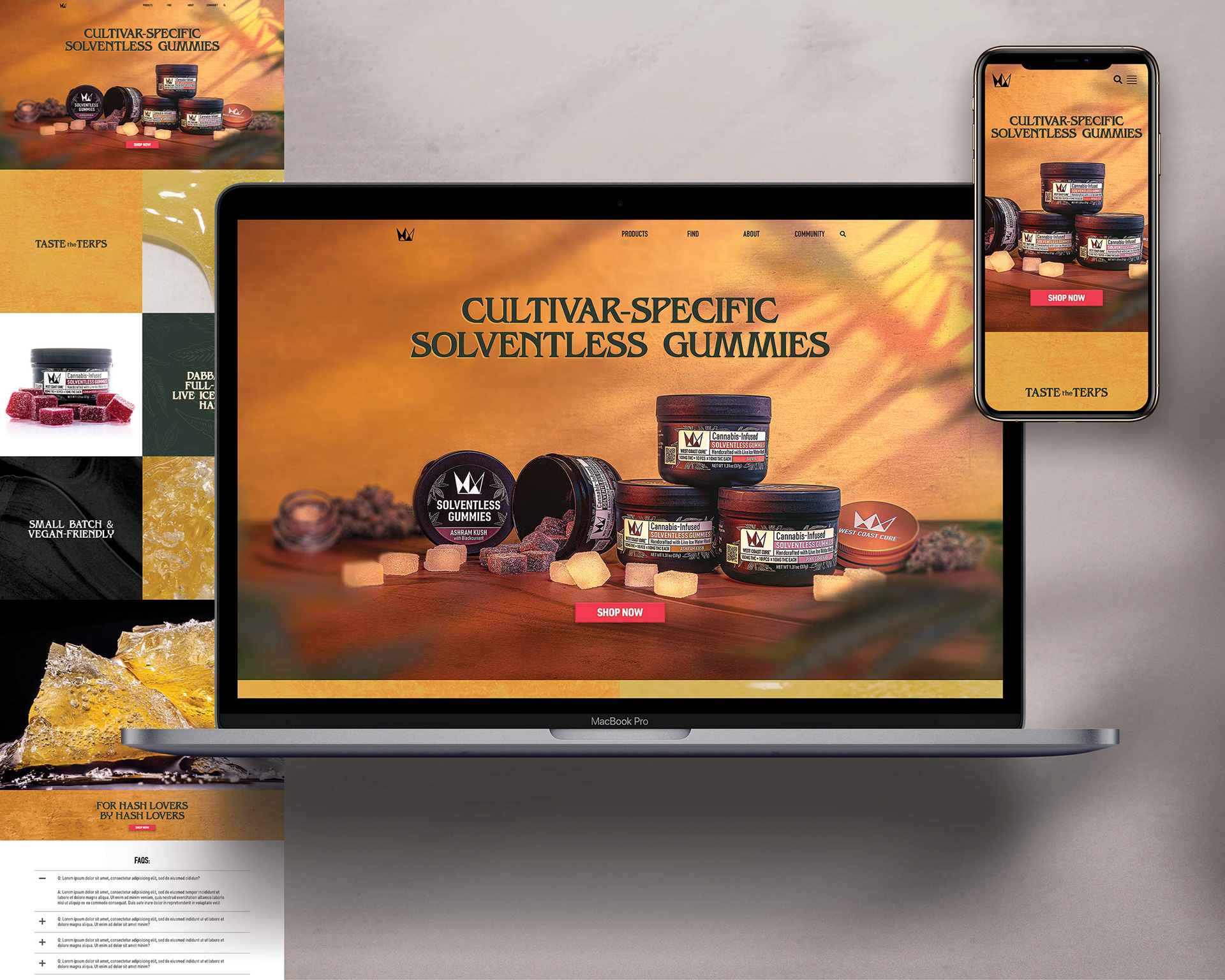 Gummies Website Design