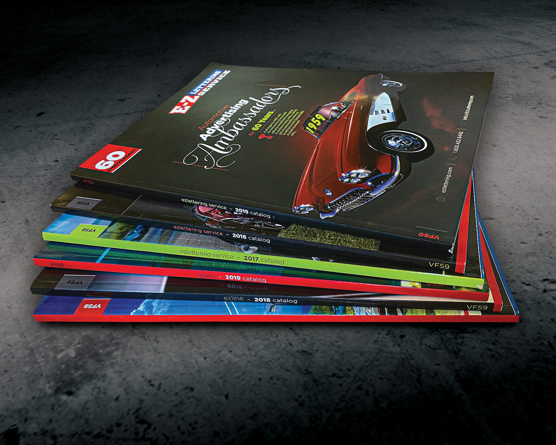 EZ Lettering Catalog Stack