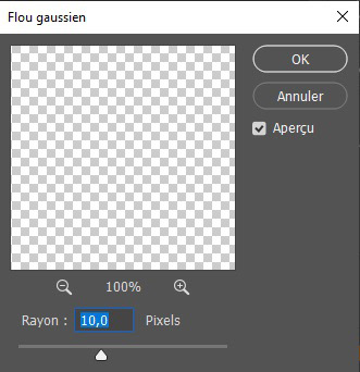flou gaussien
