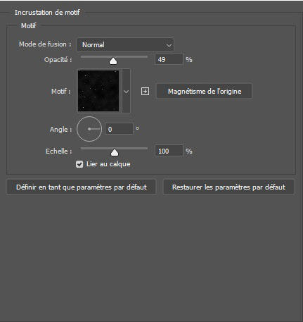 incrustation de motif