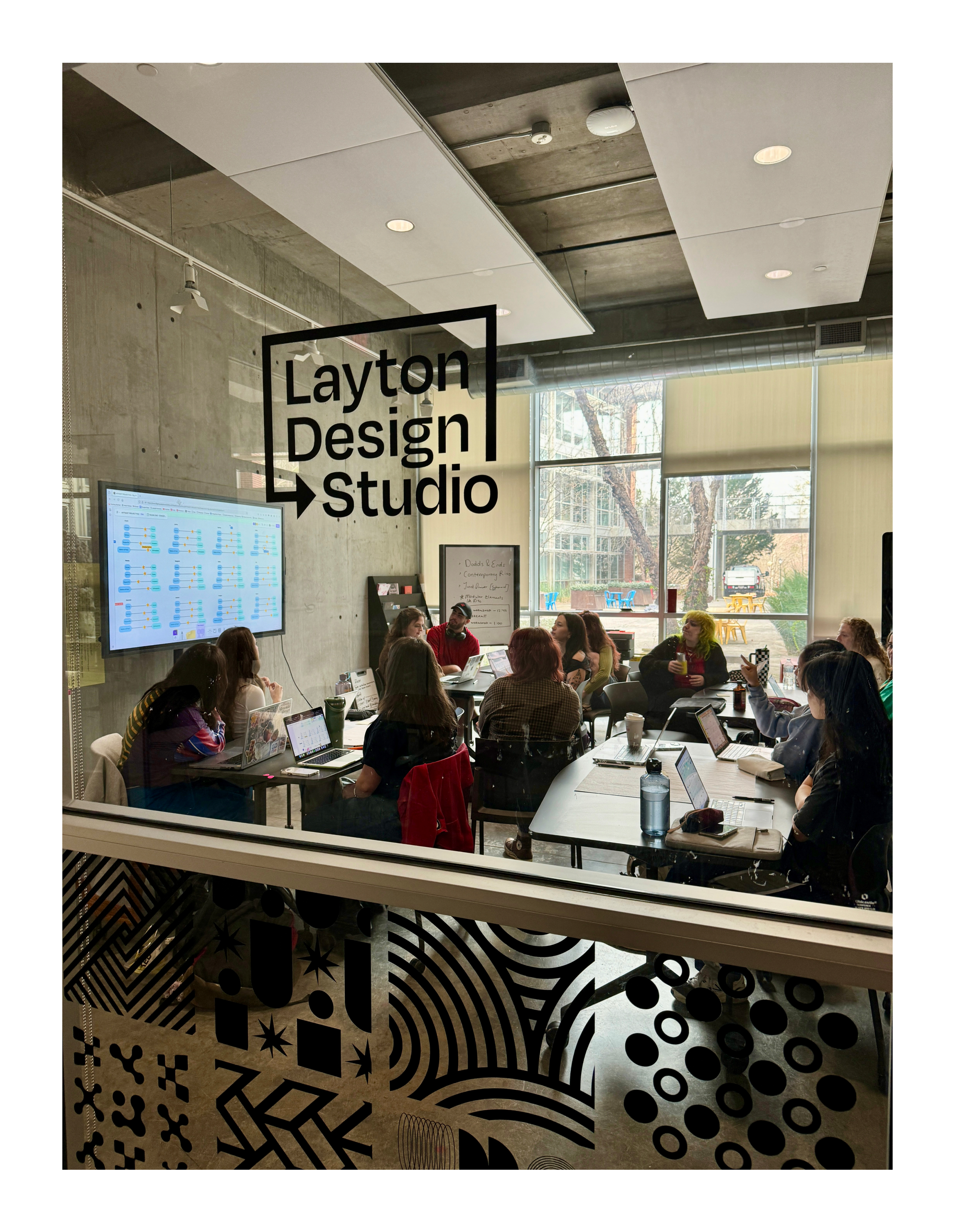 Layton Design Studio conducting a visual direction workshop where it established the personality of the brand project