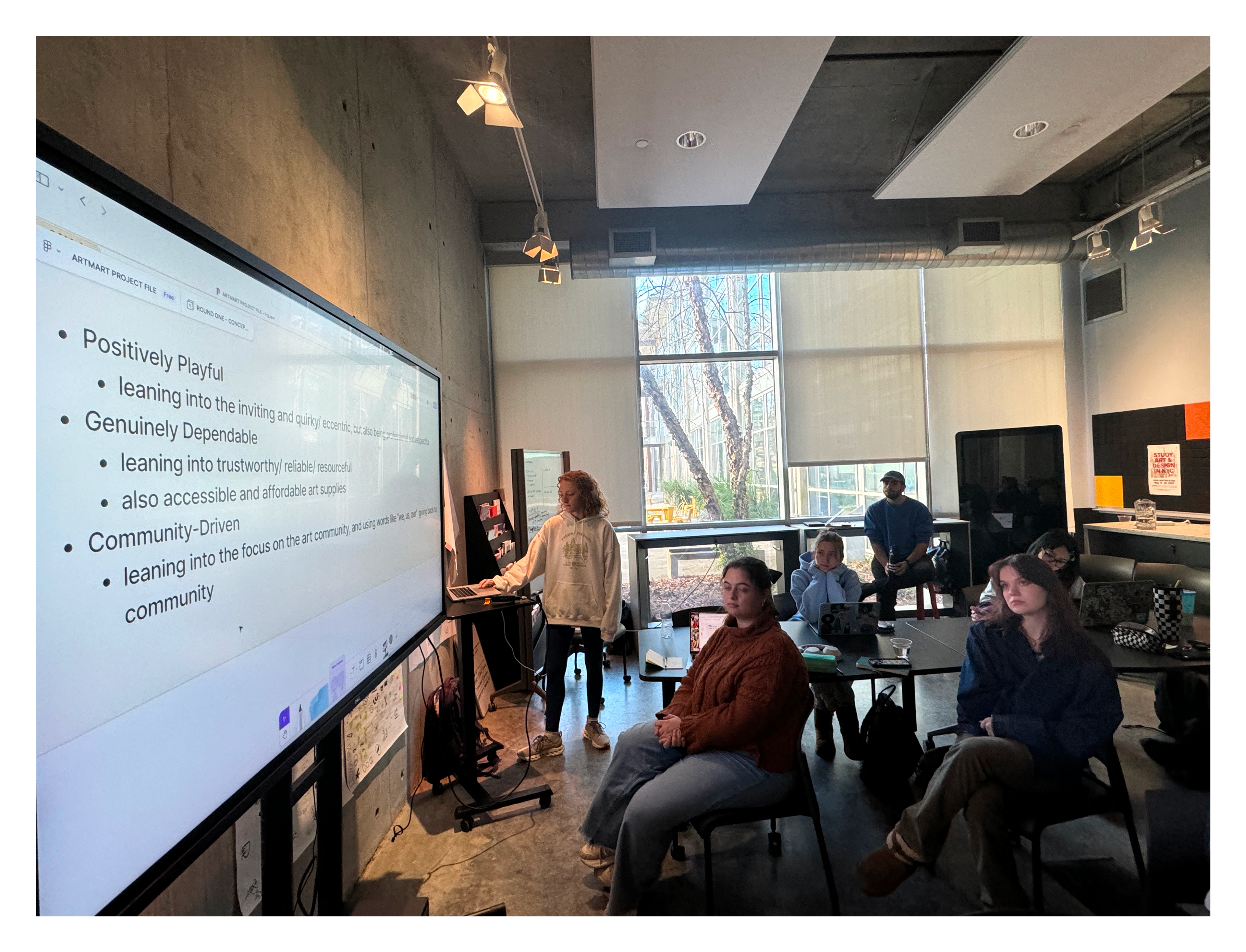 Layton Design Studio working through initial research & exploration