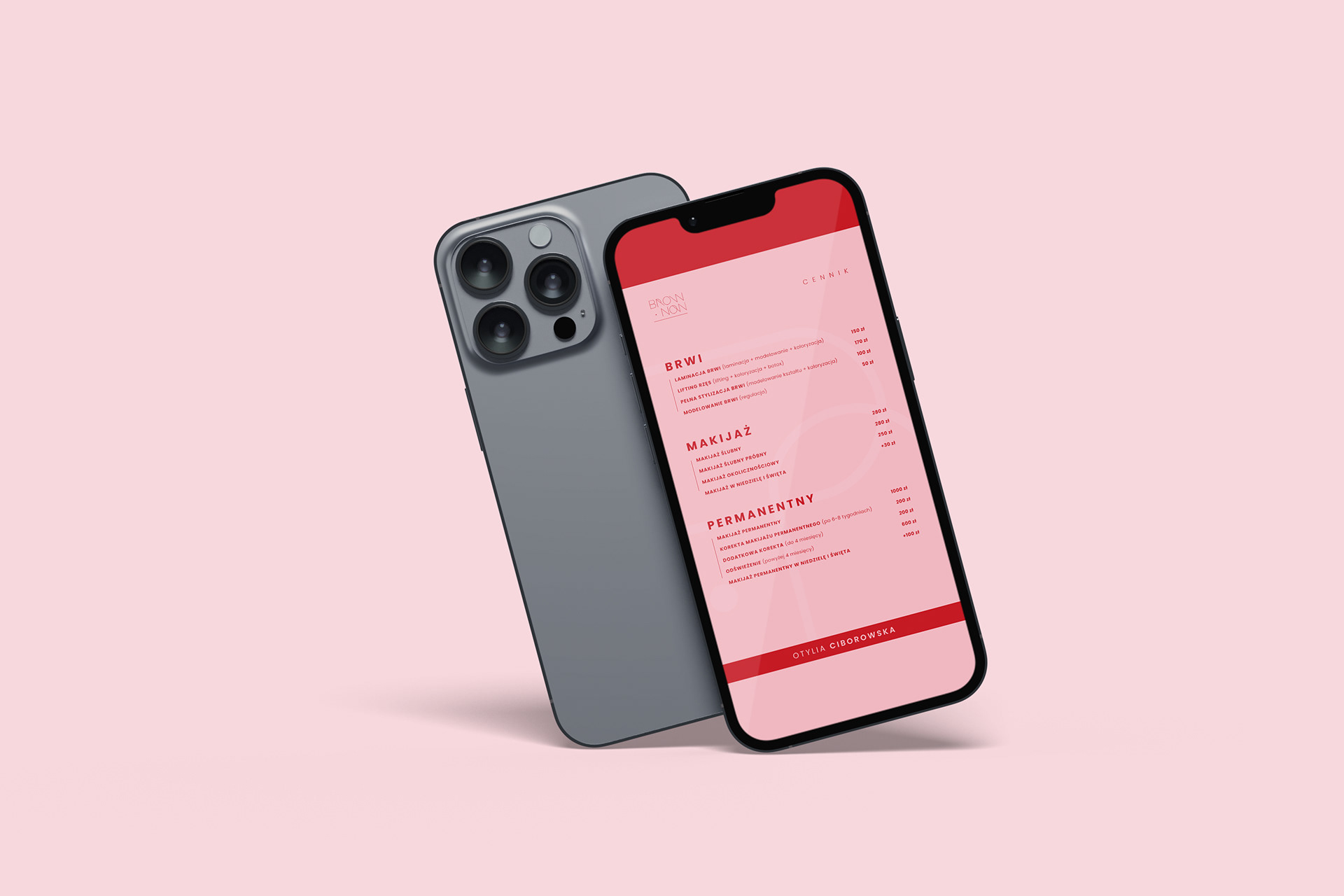 Projekt cennika online