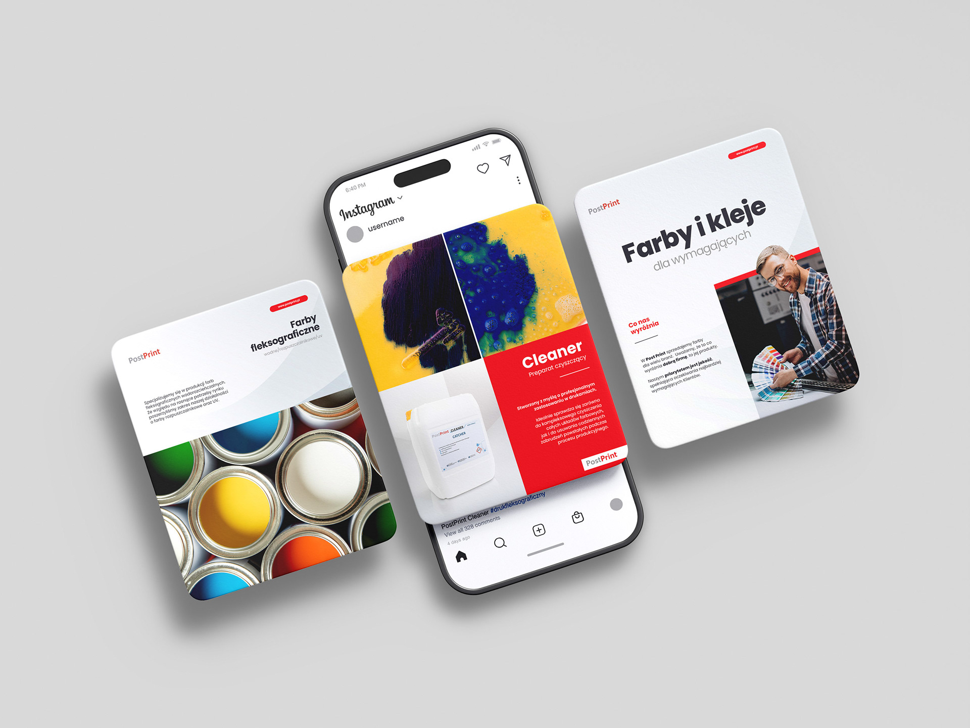 Opracowanie graficzne postów, fotografia produktowa