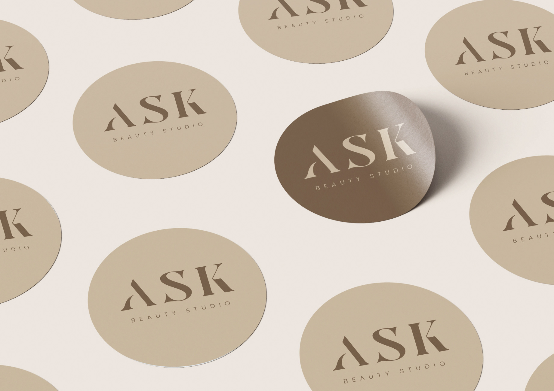Projekt logo ASK Beauty Studio Dębica