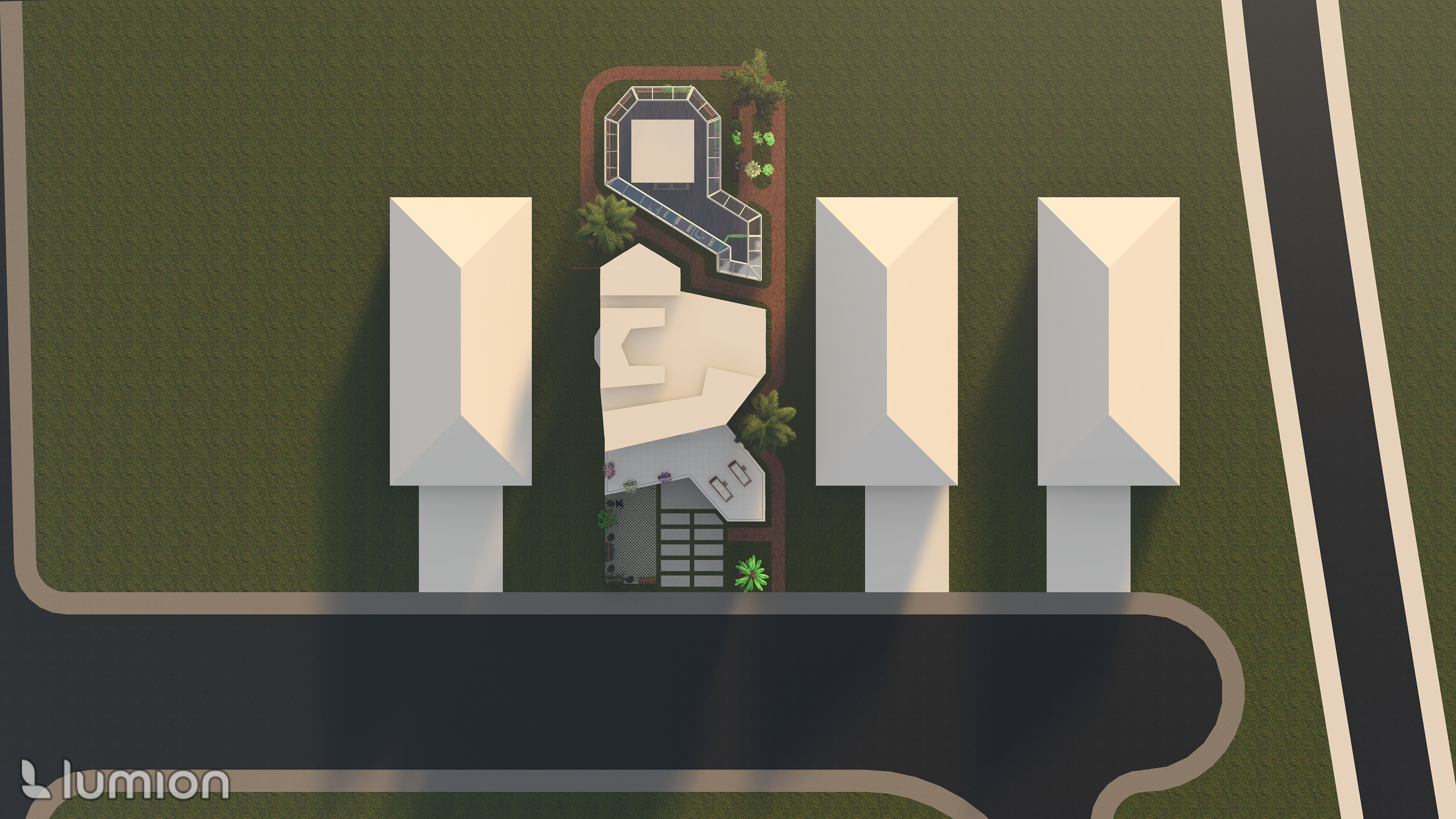 Rendered Roof Plan