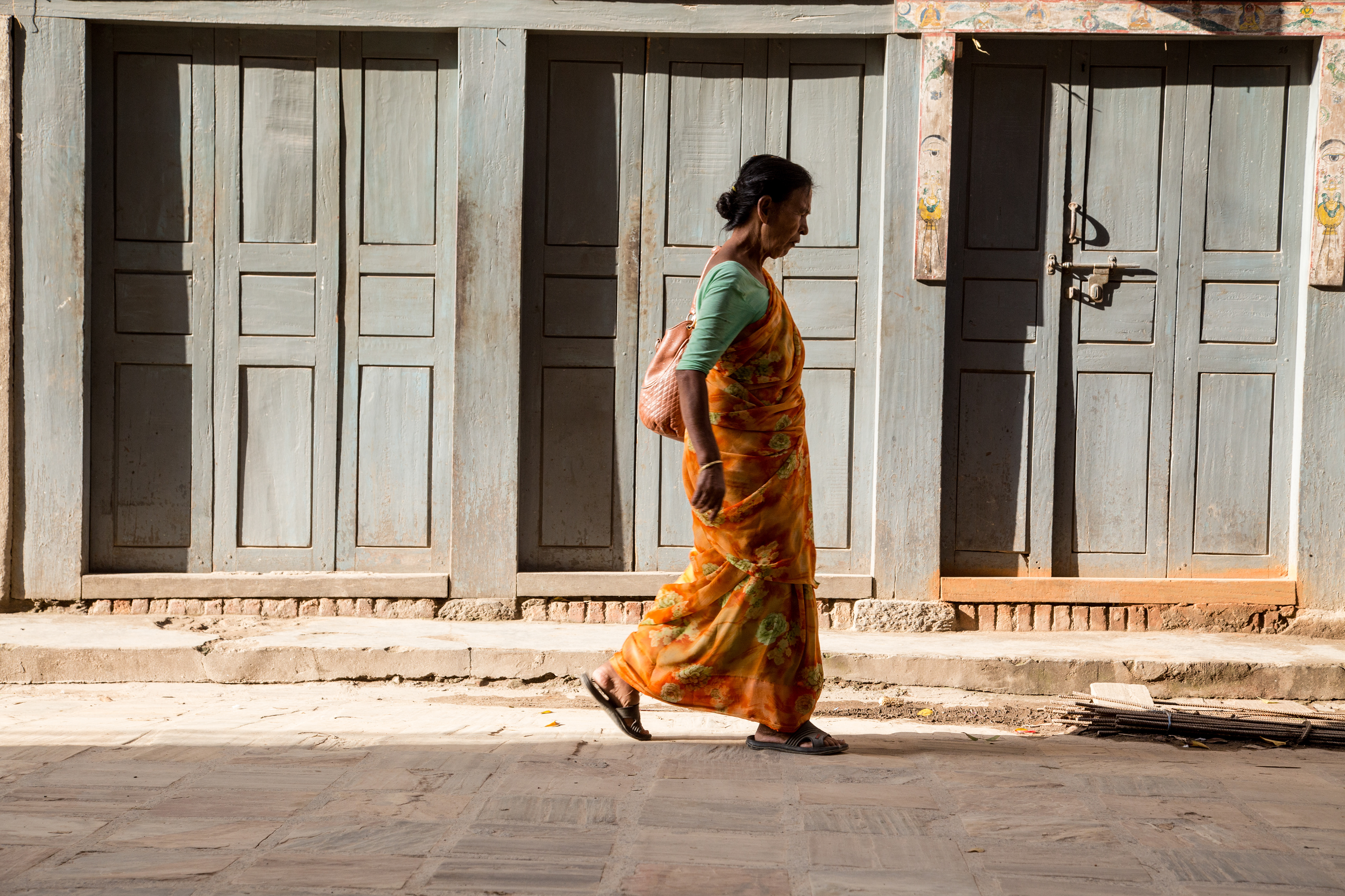 Woman on street - Kathmandu, Nepal