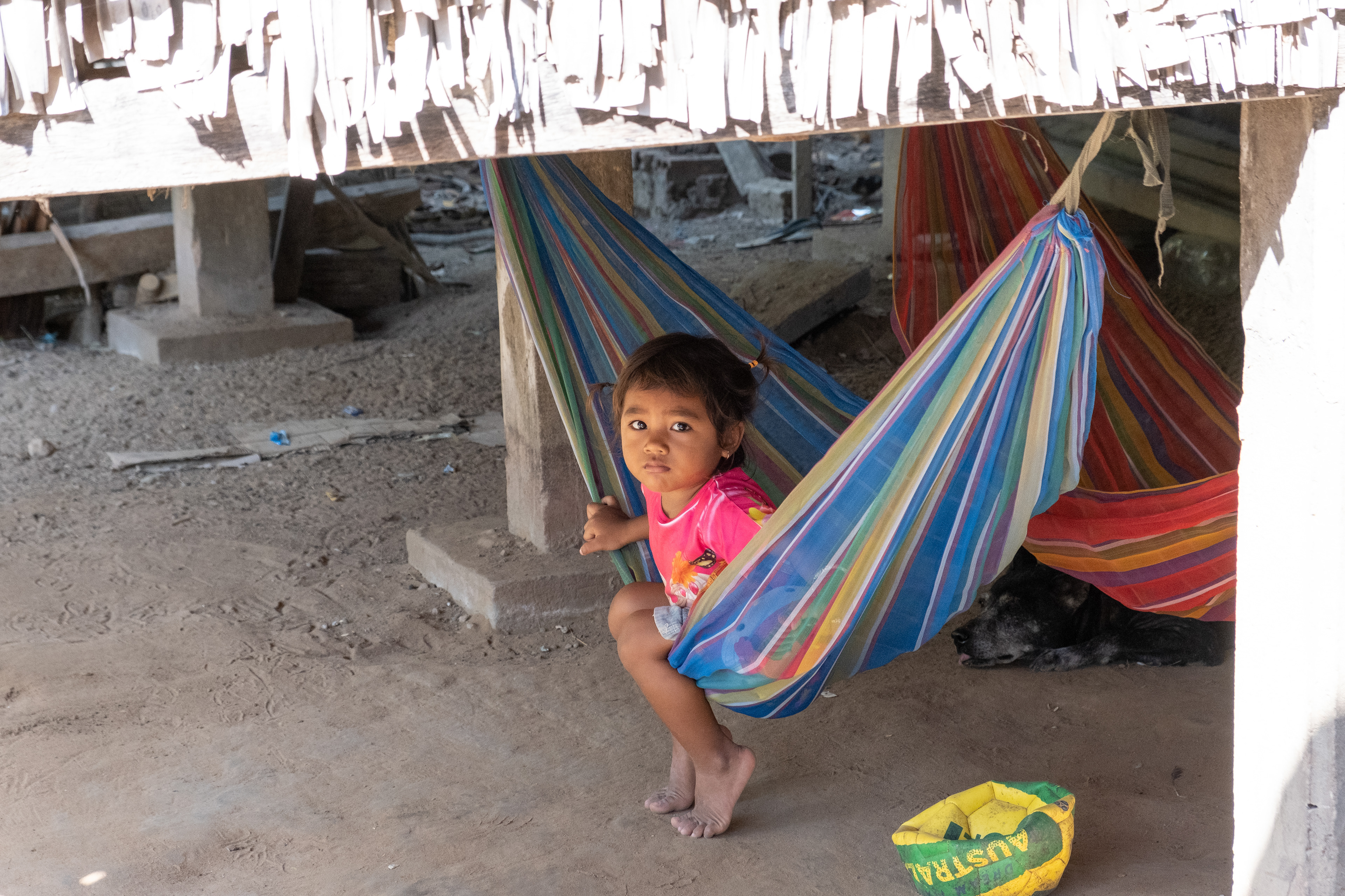 Cambodian village near Siem Reap, Cambodia