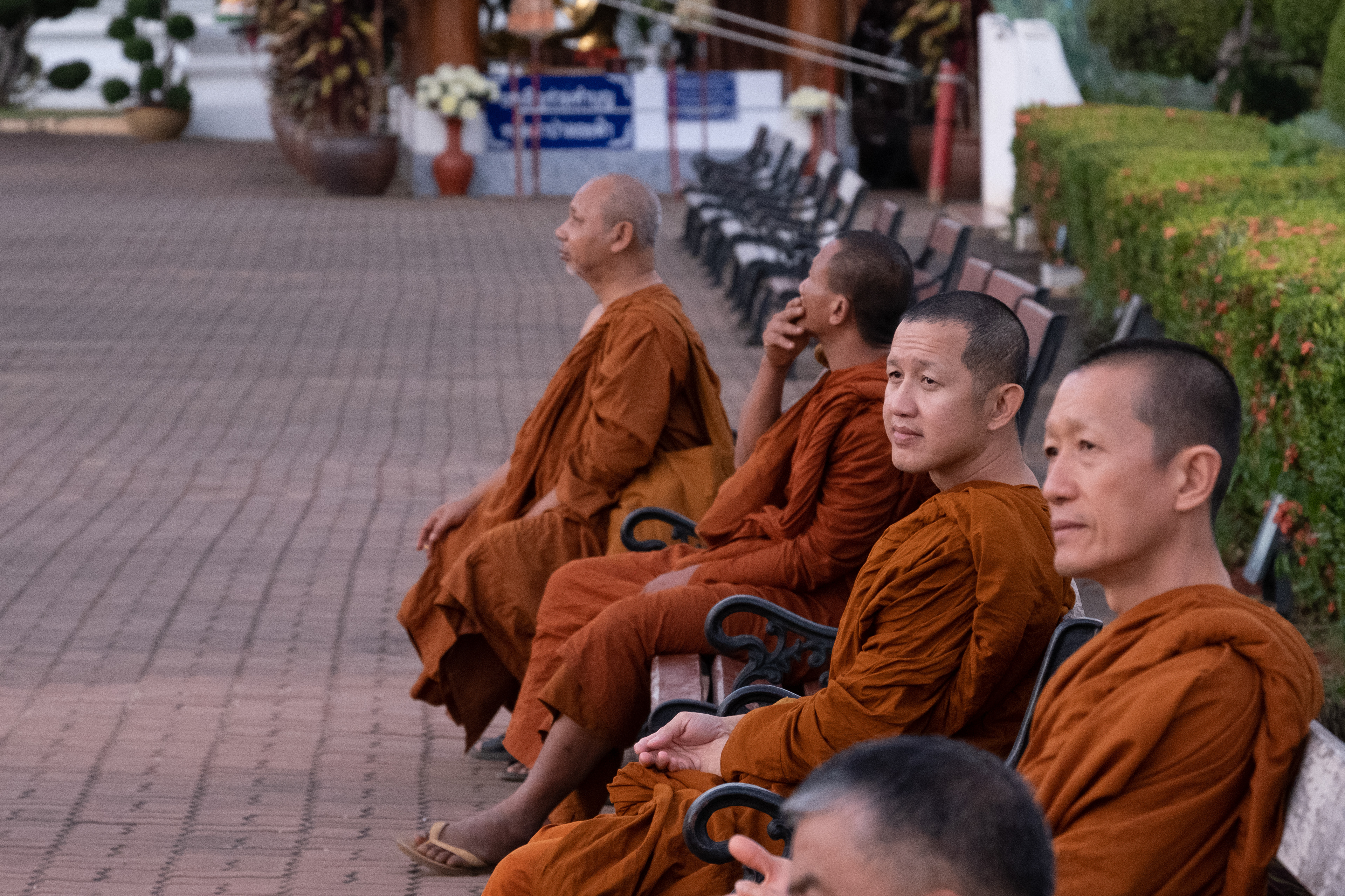 Monks - Wat Ban Den, Thailand