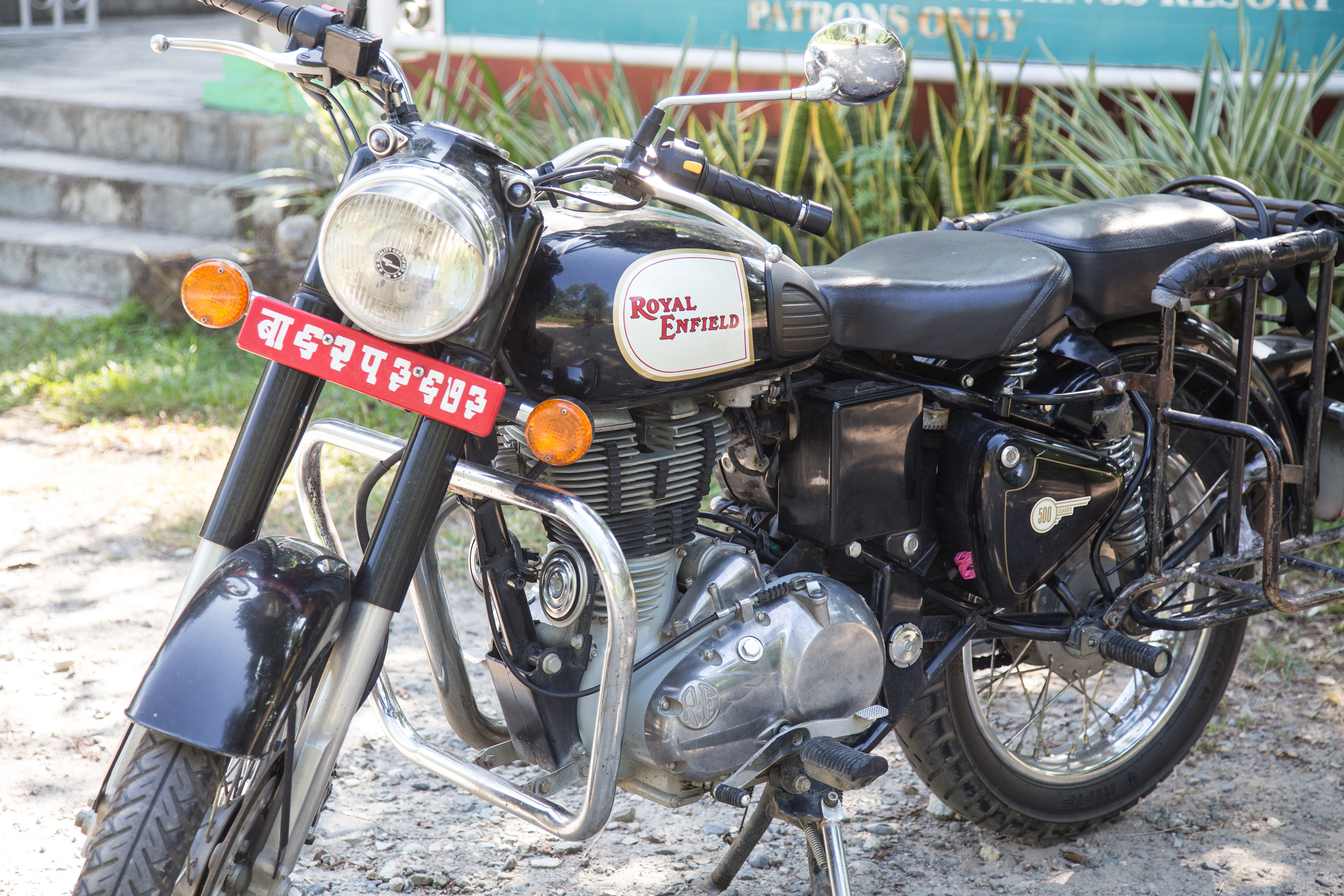 Royal Enfield Bullet 500 rental bike - Kathmandu, Nepal