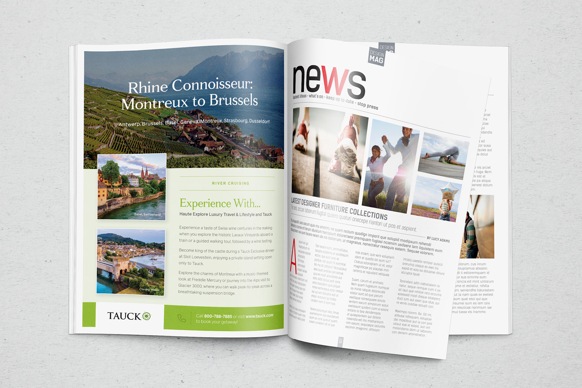 Tauck Magazine Ad | Print Design